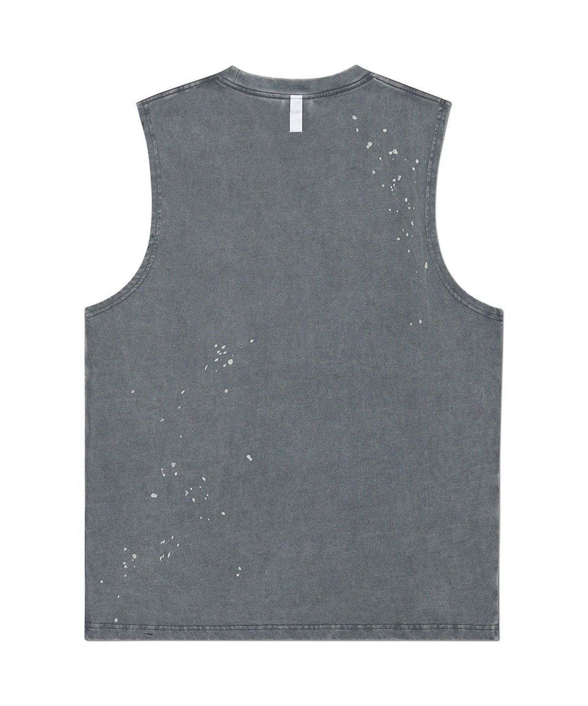노매뉴얼(NOMANUAL) JOUST WASHED SLEEVELESS TEE - WASHED GRAY