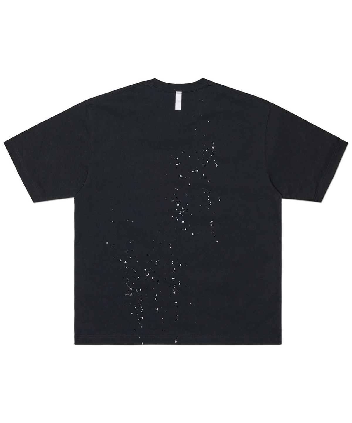 노매뉴얼(NOMANUAL) NM PAINTED T-SHIRT - BLACK