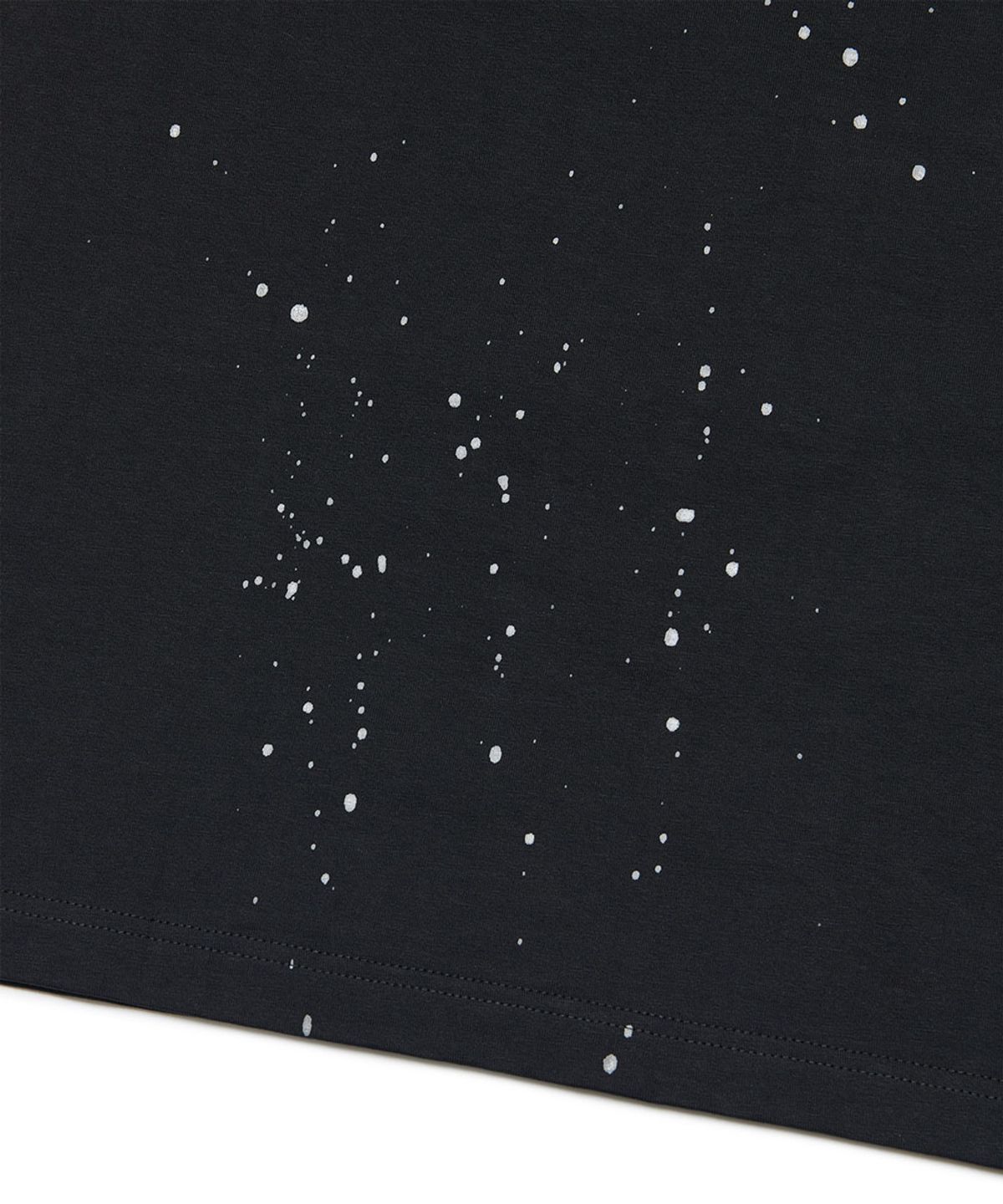 노매뉴얼(NOMANUAL) NM PAINTED T-SHIRT - BLACK