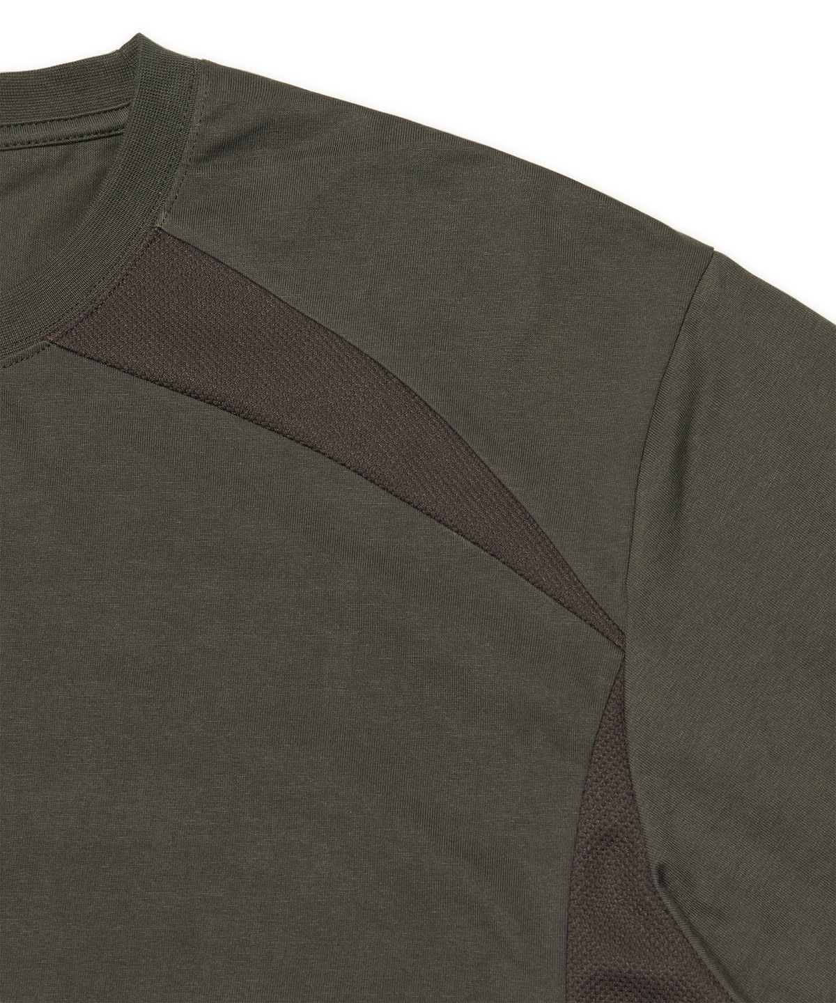 노매뉴얼(NOMANUAL) W.B T-SHIRT - CHARCOAL