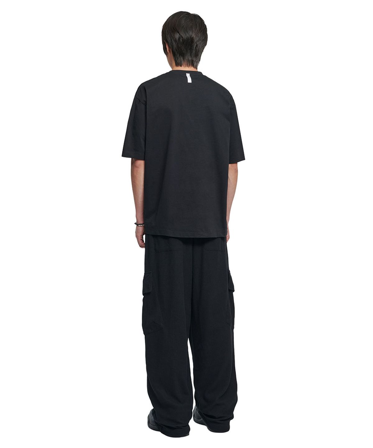 노매뉴얼(NOMANUAL) NM GENESIS T-SHIRT - BLACK