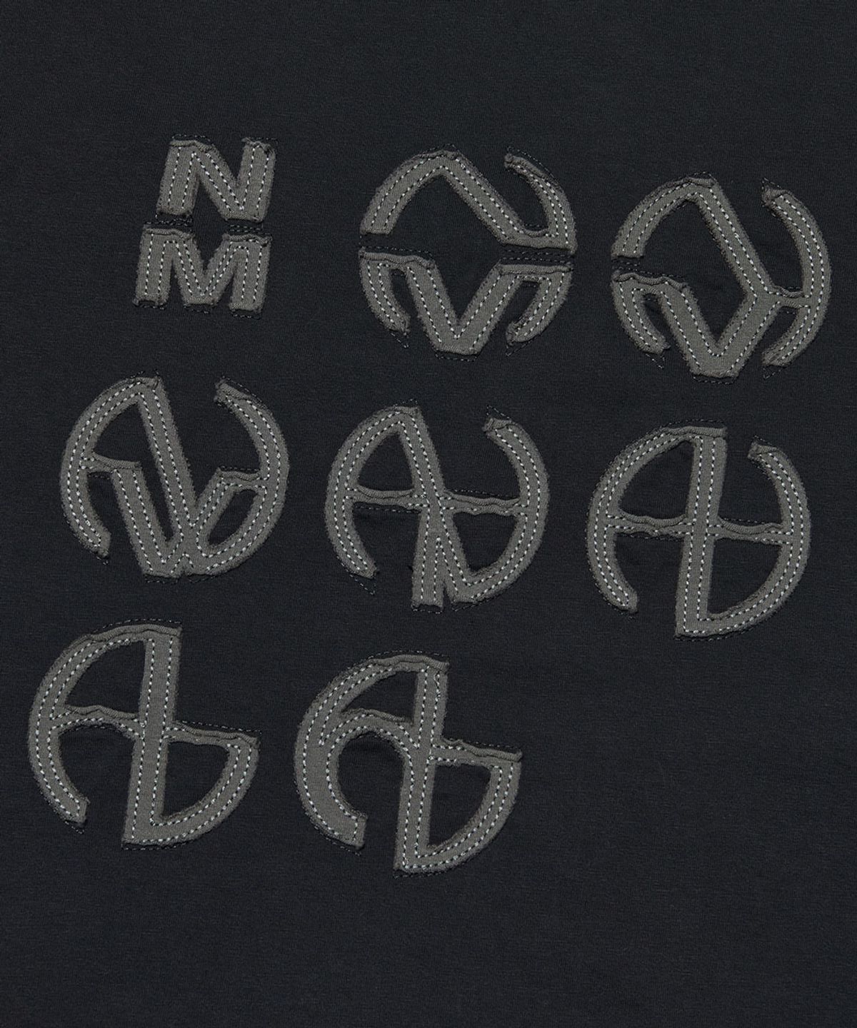 노매뉴얼(NOMANUAL) NM GENESIS T-SHIRT - BLACK