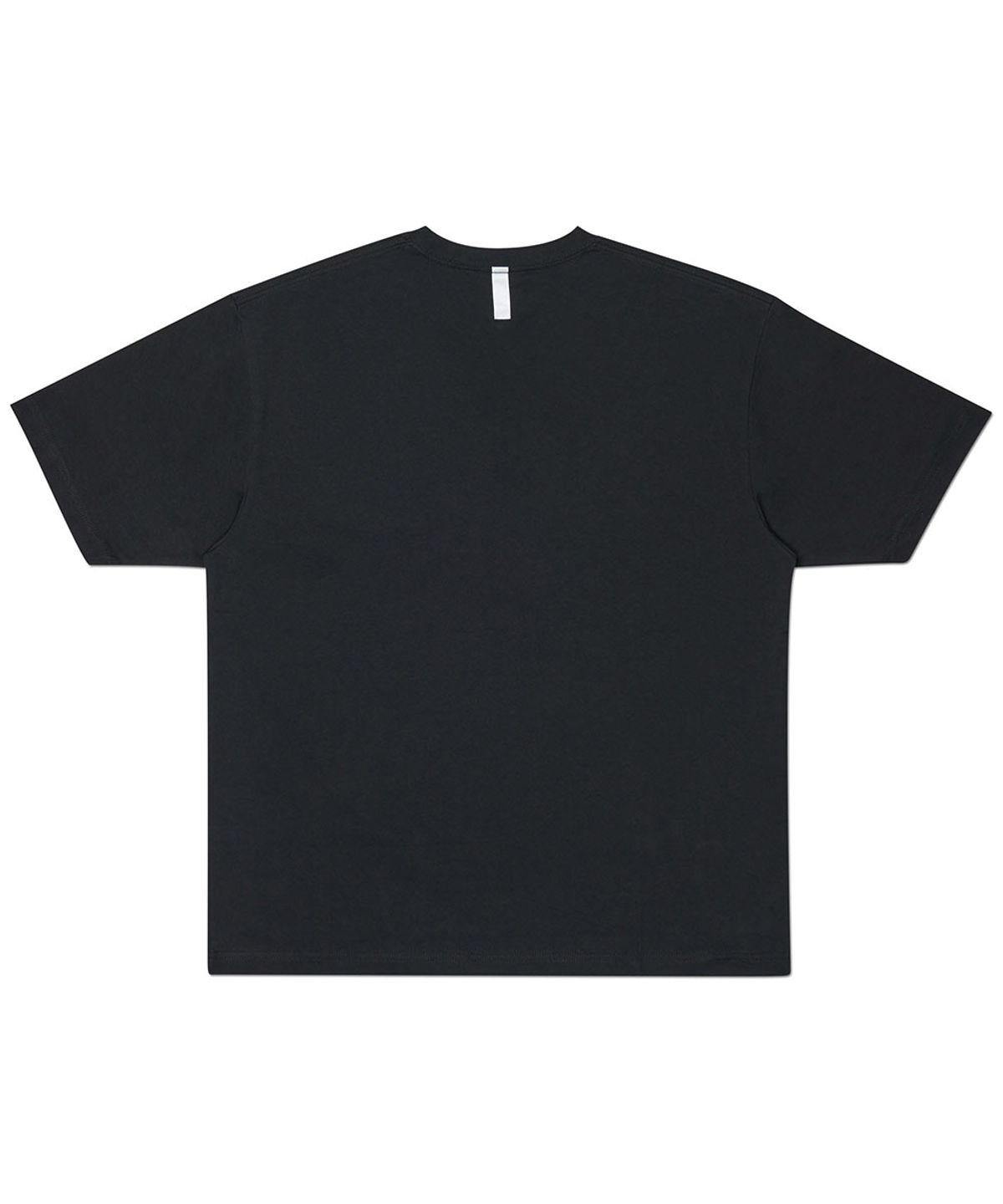 노매뉴얼(NOMANUAL) SMEAR ARCH LOGO T-SHIRT - BLACK