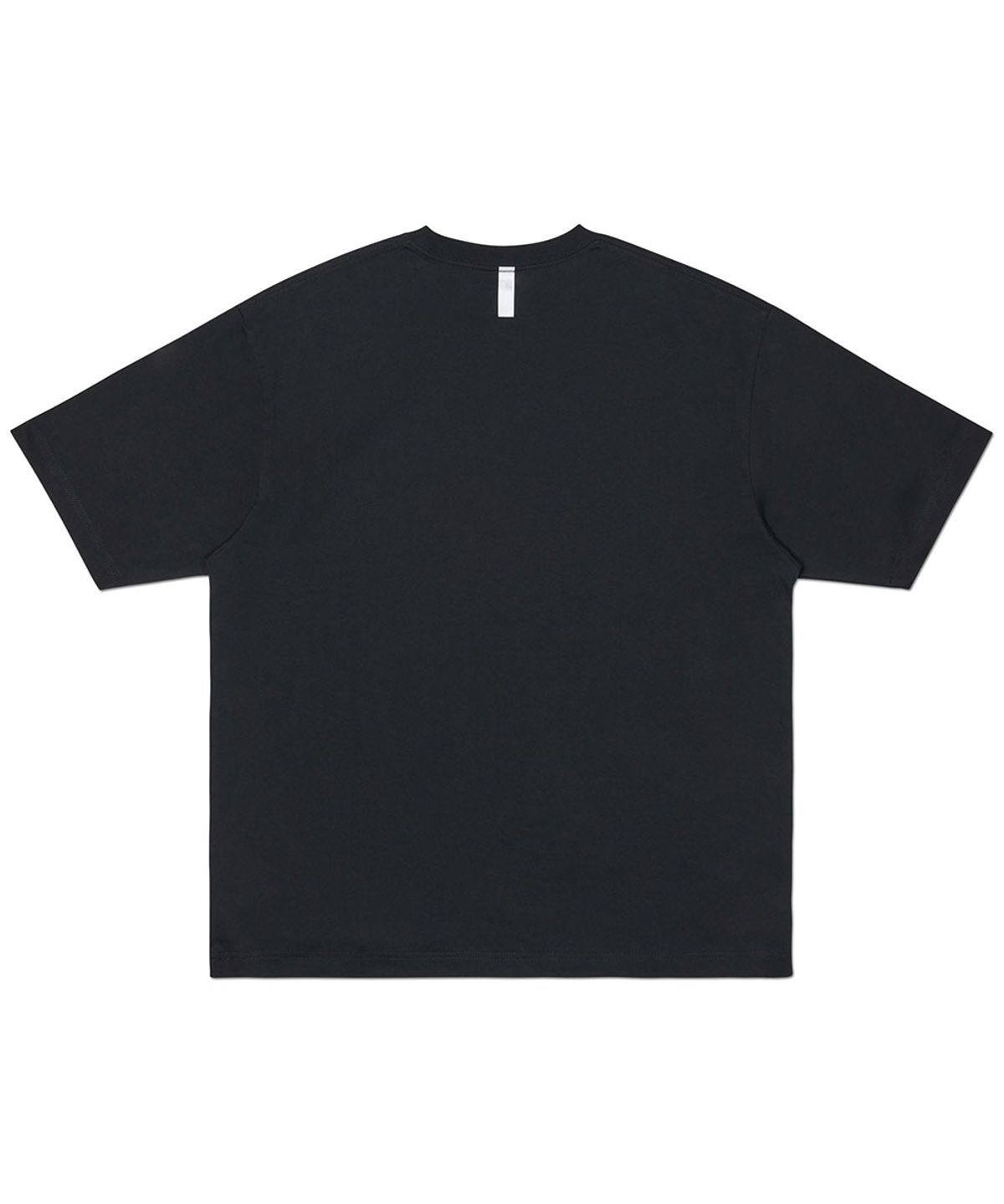 노매뉴얼(NOMANUAL) BLAZING SKULL T-SHIRT - BLACK