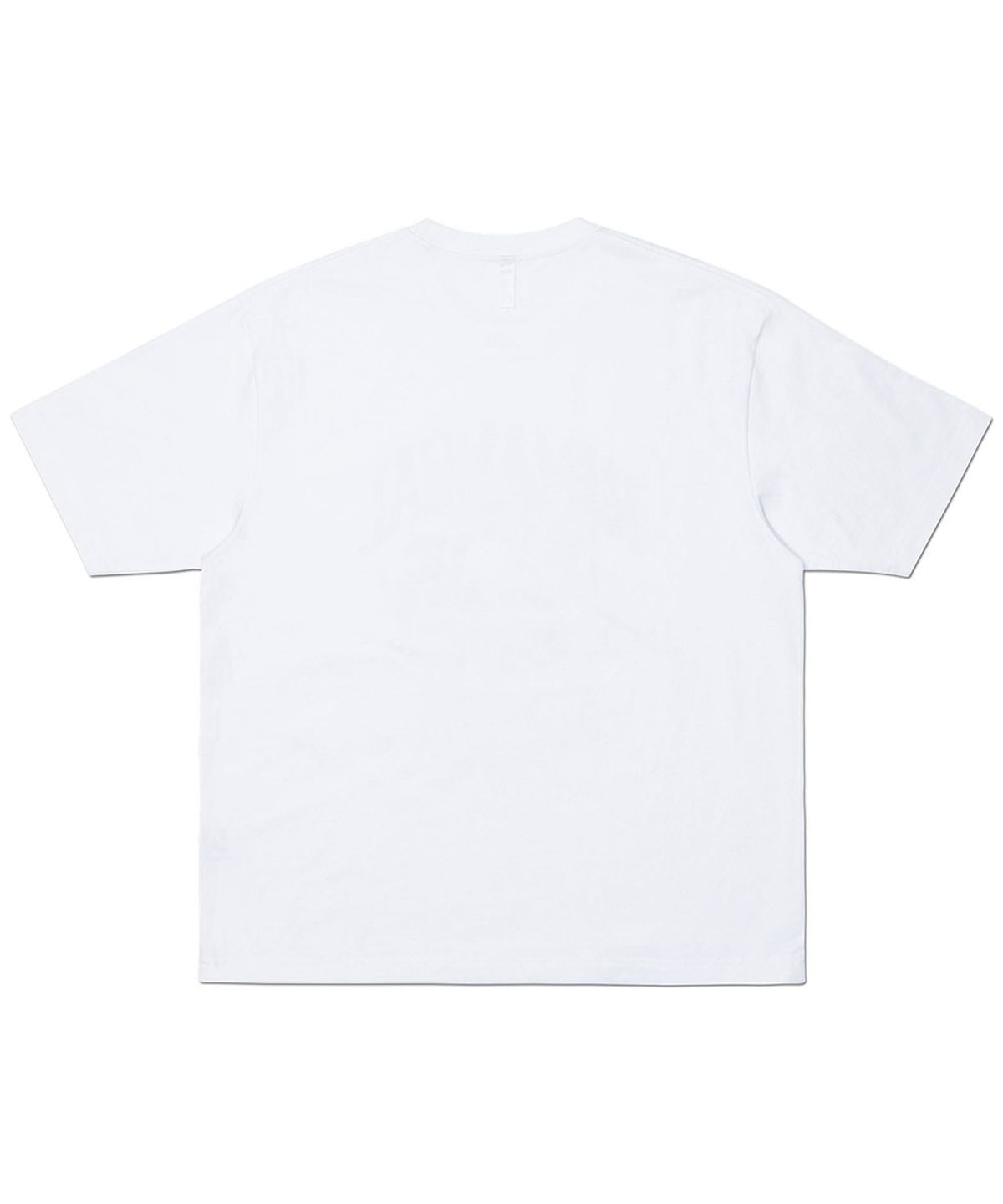 노매뉴얼(NOMANUAL) BLAZING SKULL T-SHIRT - WHITE