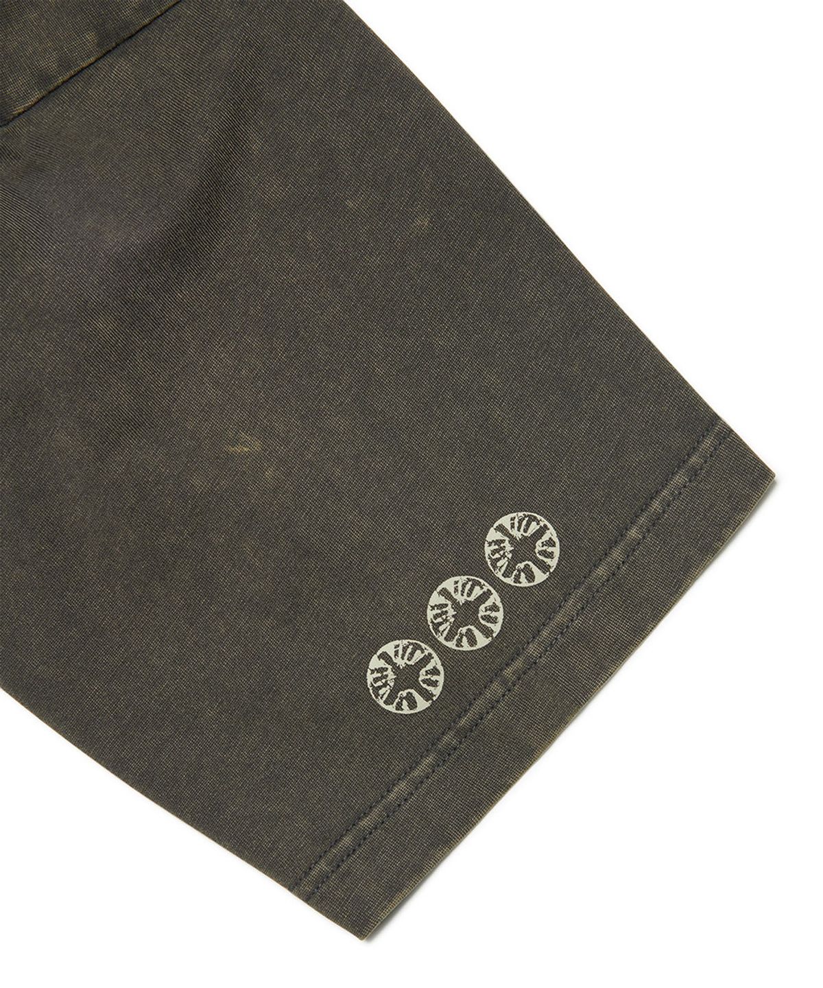 노매뉴얼(NOMANUAL) S.I WASHED T-SHIRT - WASHED CHARCOAL