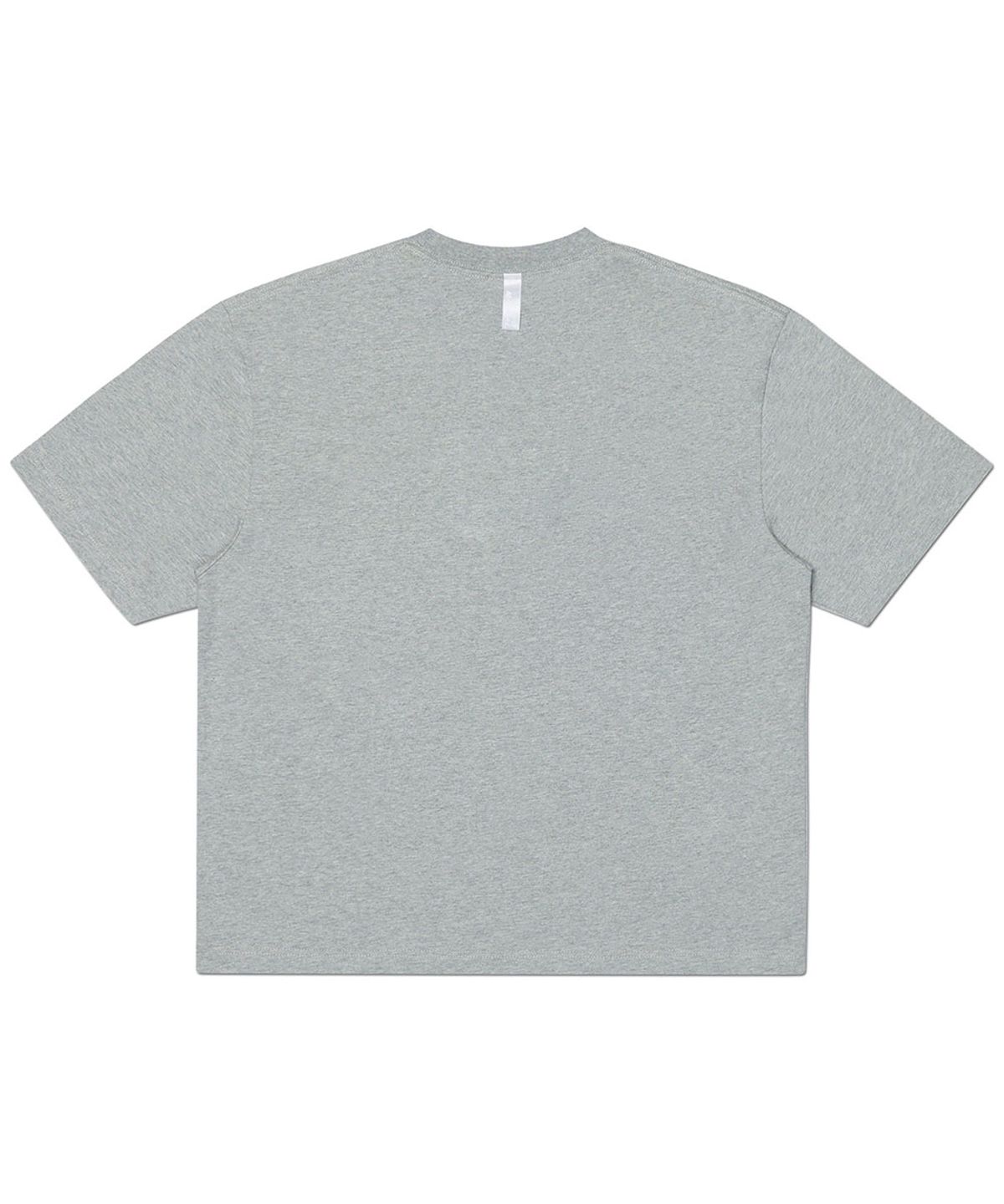 노매뉴얼(NOMANUAL) NM CROP T-SHIRT - MELANGE