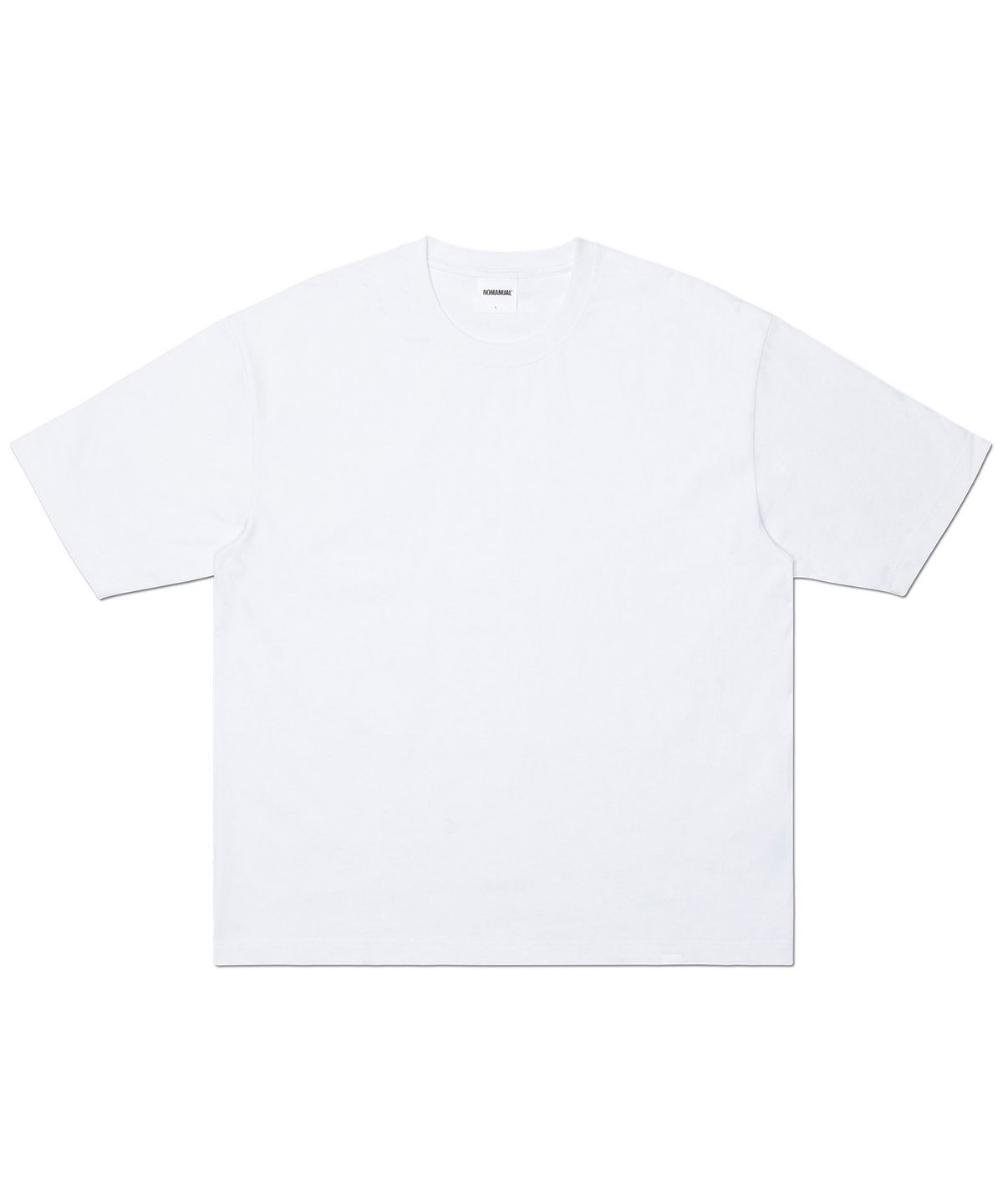 노매뉴얼(NOMANUAL) NM CROP T-SHIRT - WHITE
