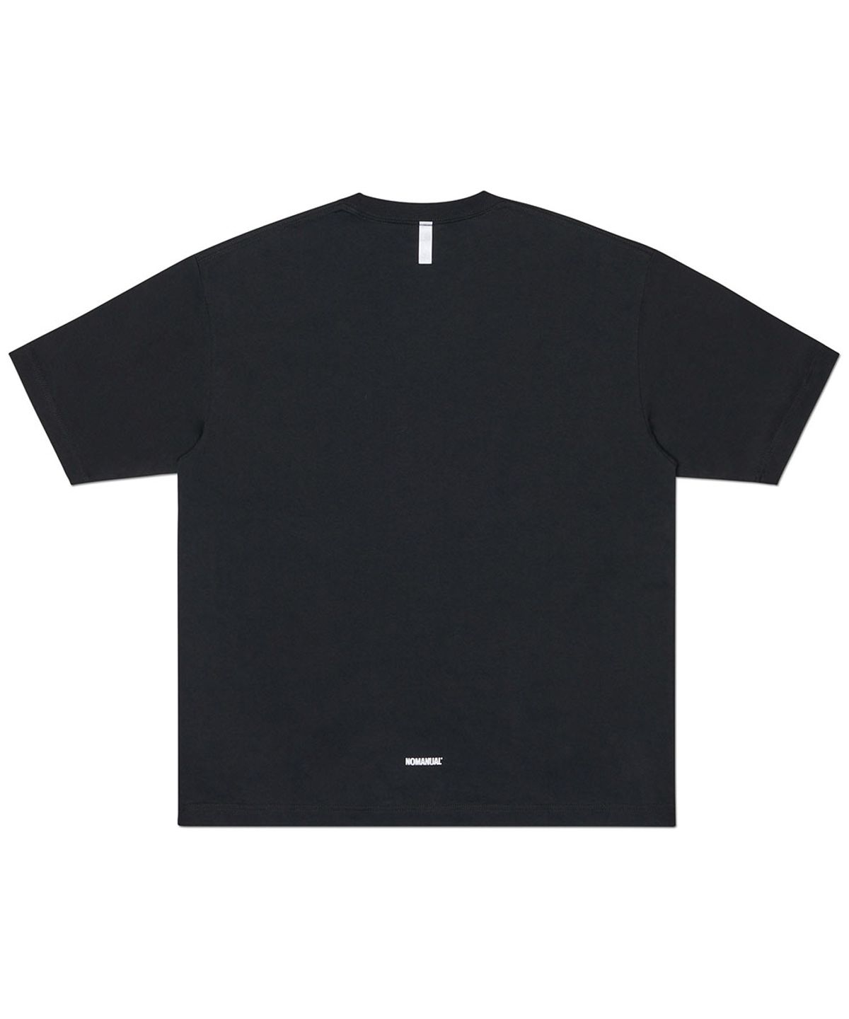 노매뉴얼(NOMANUAL) NM OVERSIZED T-SHIRT - BLACK