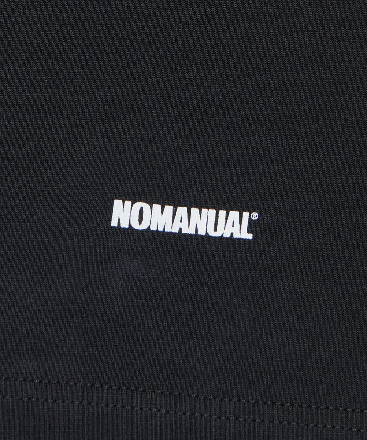 노매뉴얼(NOMANUAL) NM OVERSIZED T-SHIRT - BLACK