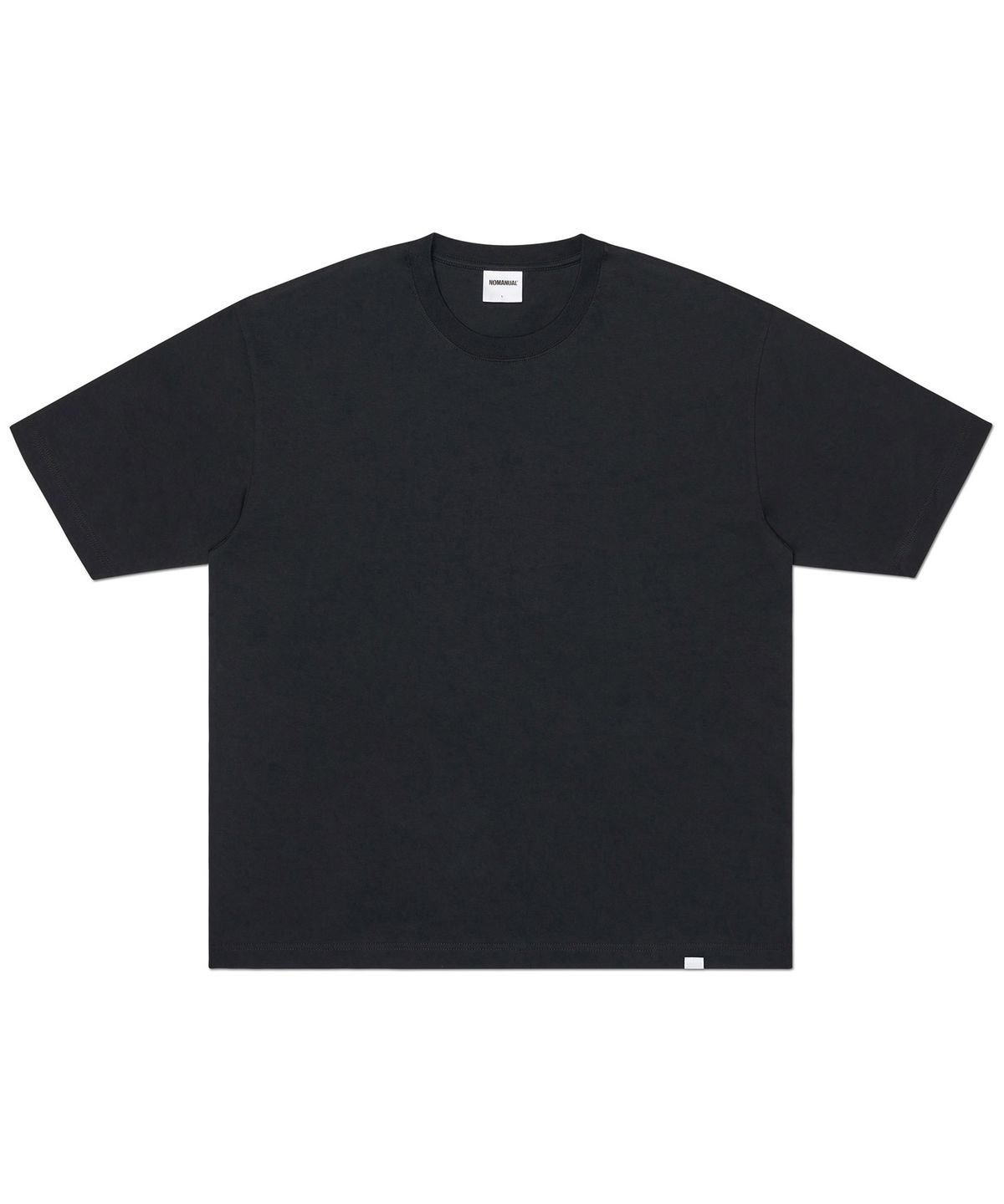 노매뉴얼(NOMANUAL) NM OVERSIZED T-SHIRT - BLACK