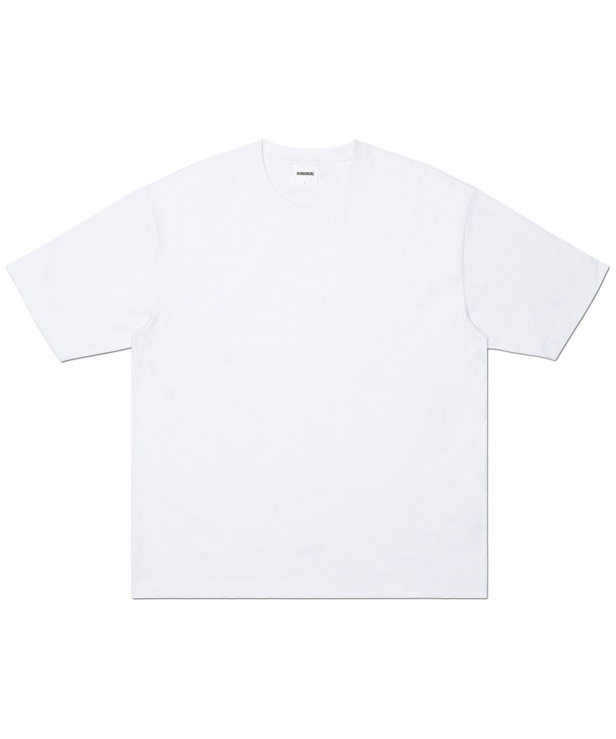 노매뉴얼(NOMANUAL) NM OVERSIZED T-SHIRT - WHITE