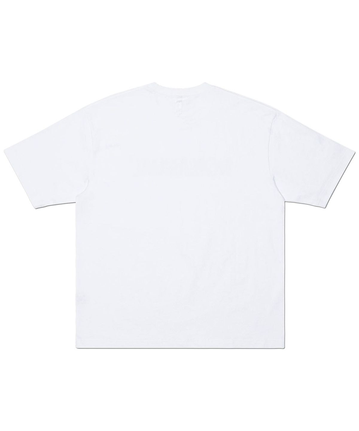 노매뉴얼(NOMANUAL) NM TEXT LOGO T-SHIRT - WHITE