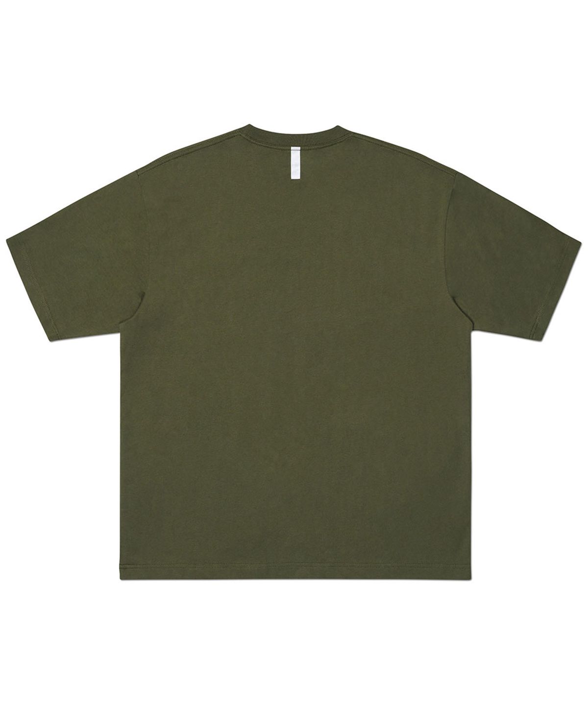 노매뉴얼(NOMANUAL) ROUGH TEXTURE PRINT T-SHIRT - KHAKI