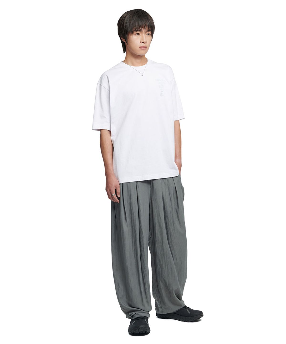 노매뉴얼(NOMANUAL) N.I T-SHIRT - WHITE