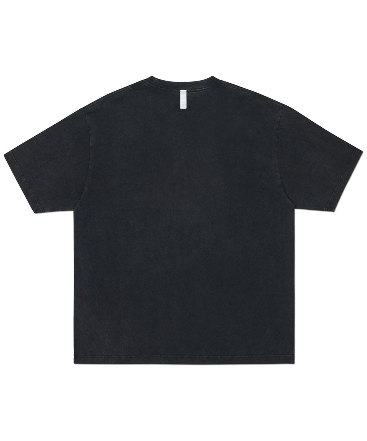 노매뉴얼(NOMANUAL) HEAVY METAL GECKO T-SHIRT - WASHED BLACK