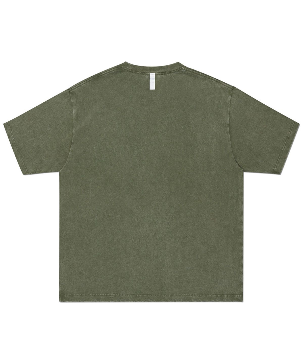 노매뉴얼(NOMANUAL) RAWMARK T-SHIRT - WASHED KHAKI