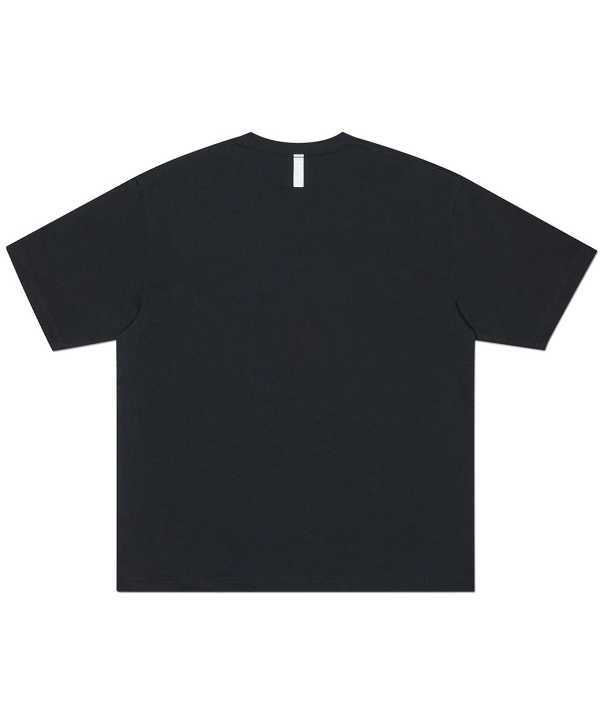 노매뉴얼(NOMANUAL) MELTING LOGO T-SHIRT - BLACK