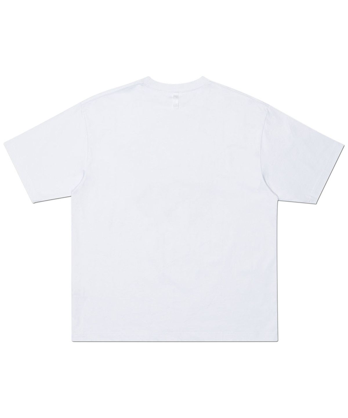 노매뉴얼(NOMANUAL) MELTING LOGO T-SHIRT - WHITE