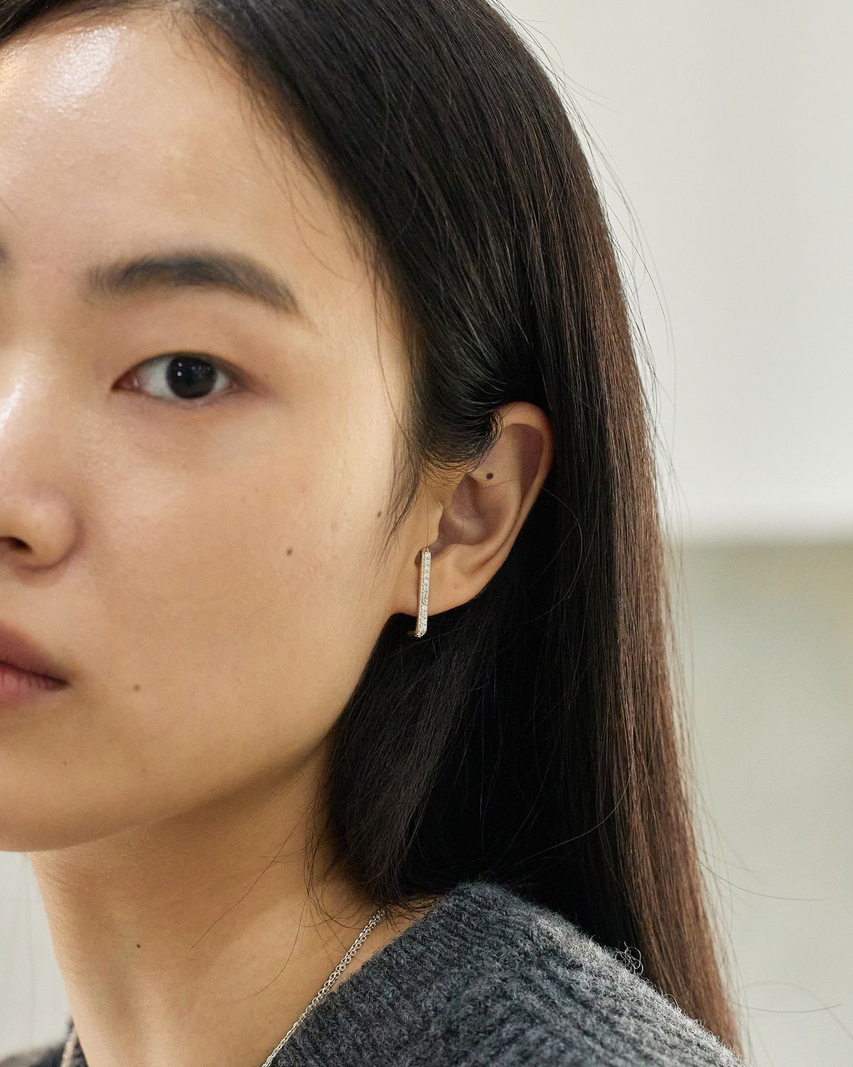 그라스마티네(GRASSE MATINEE) Bar  Earrings