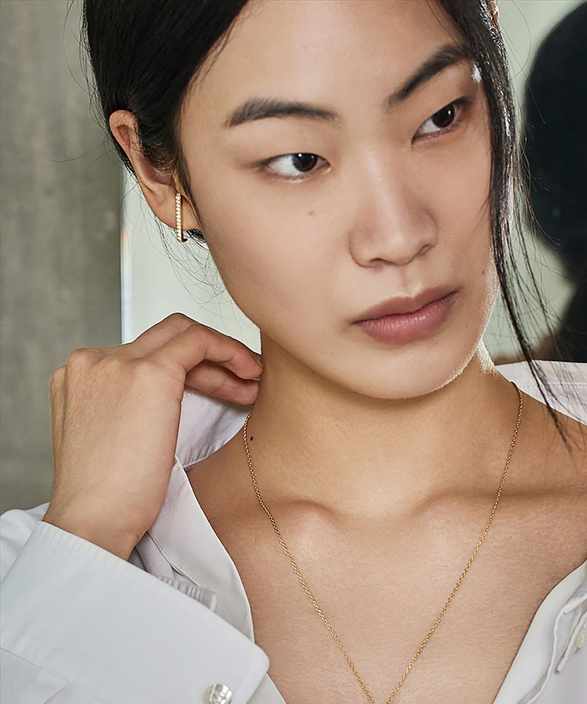 그라스마티네(GRASSE MATINEE) Bar  Earrings