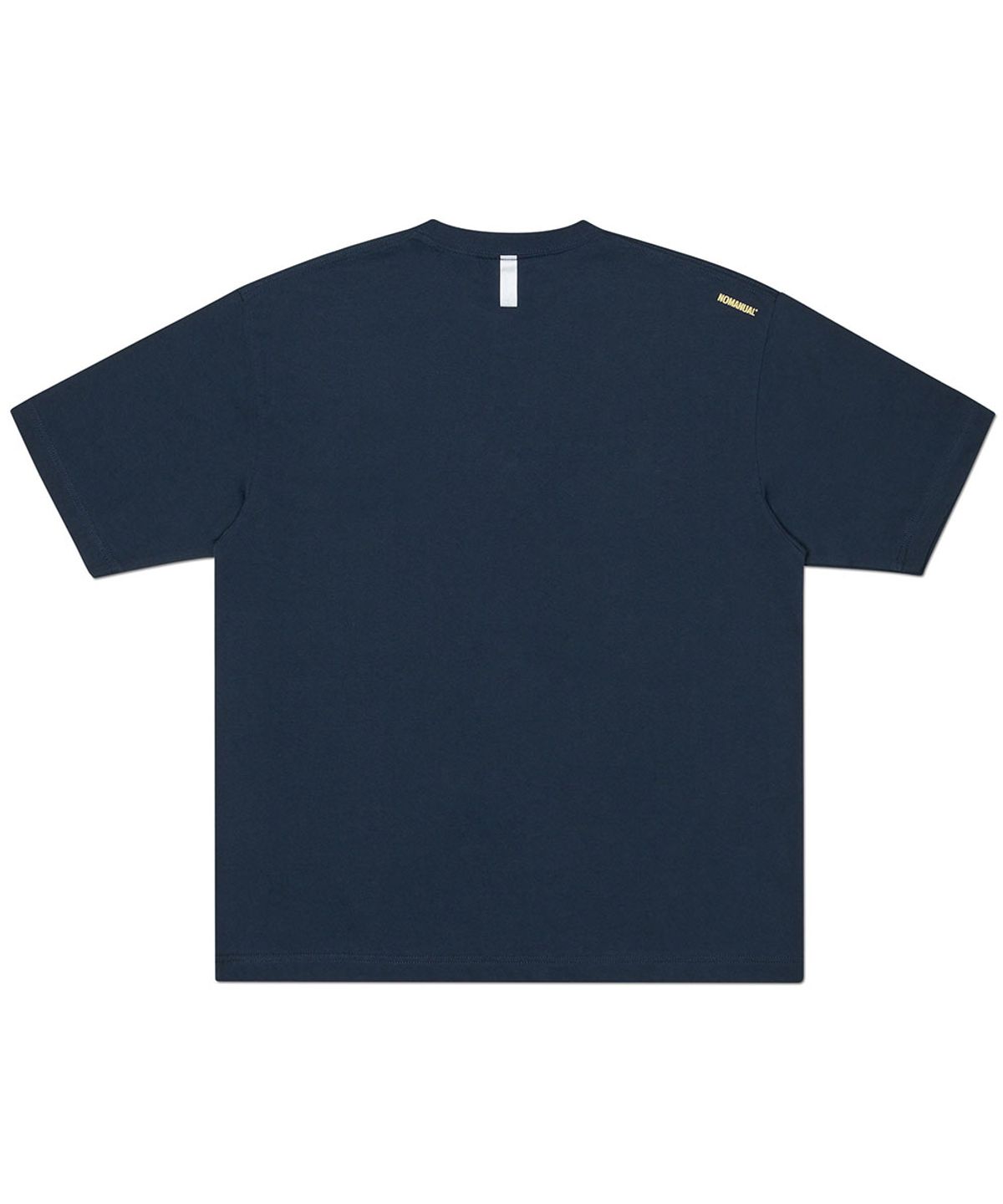 노매뉴얼(NOMANUAL) 2T ARCH LOGO T-SHIRT - DARK NAVY