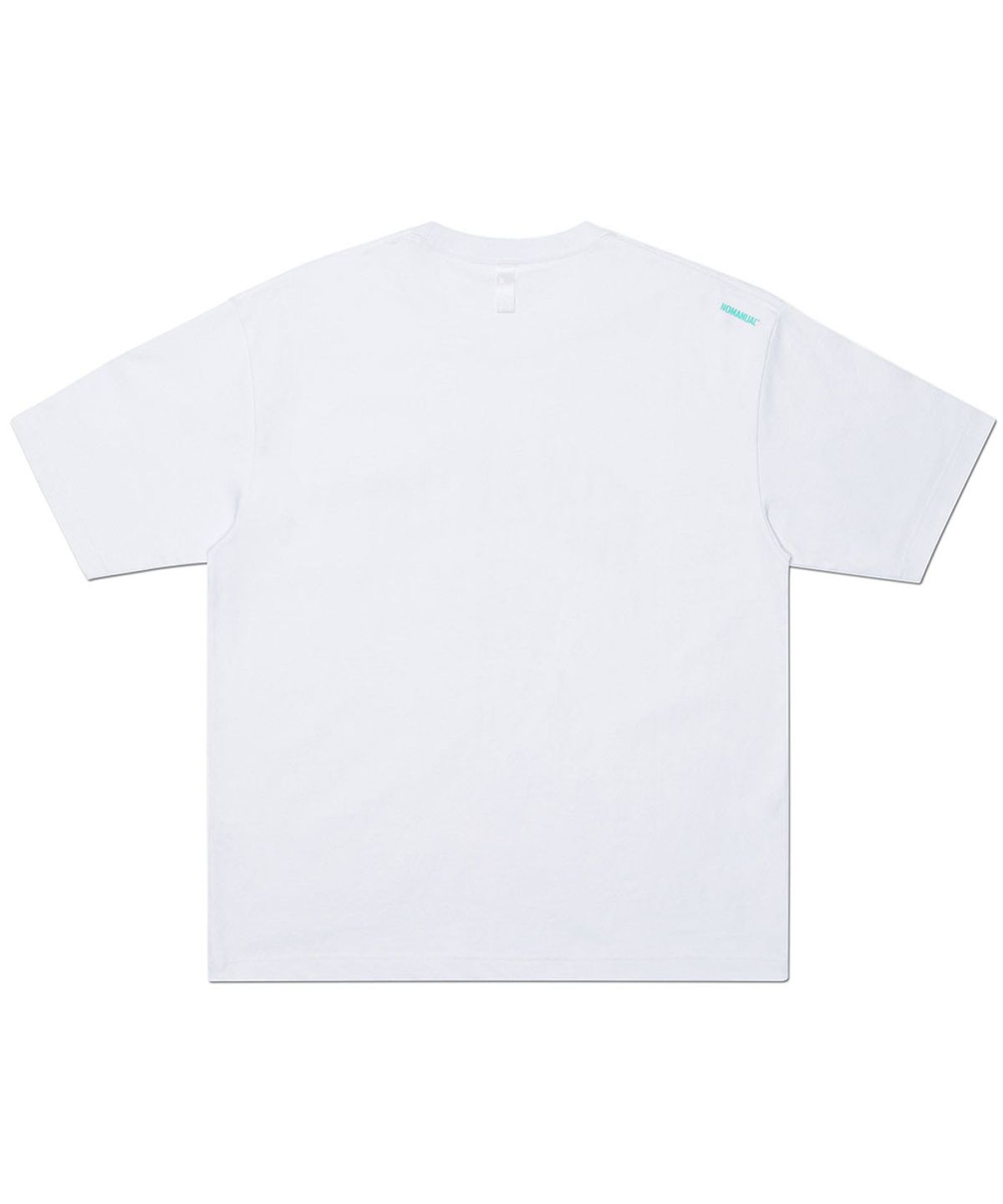 노매뉴얼(NOMANUAL) 2T ARCH LOGO T-SHIRT - WHITE