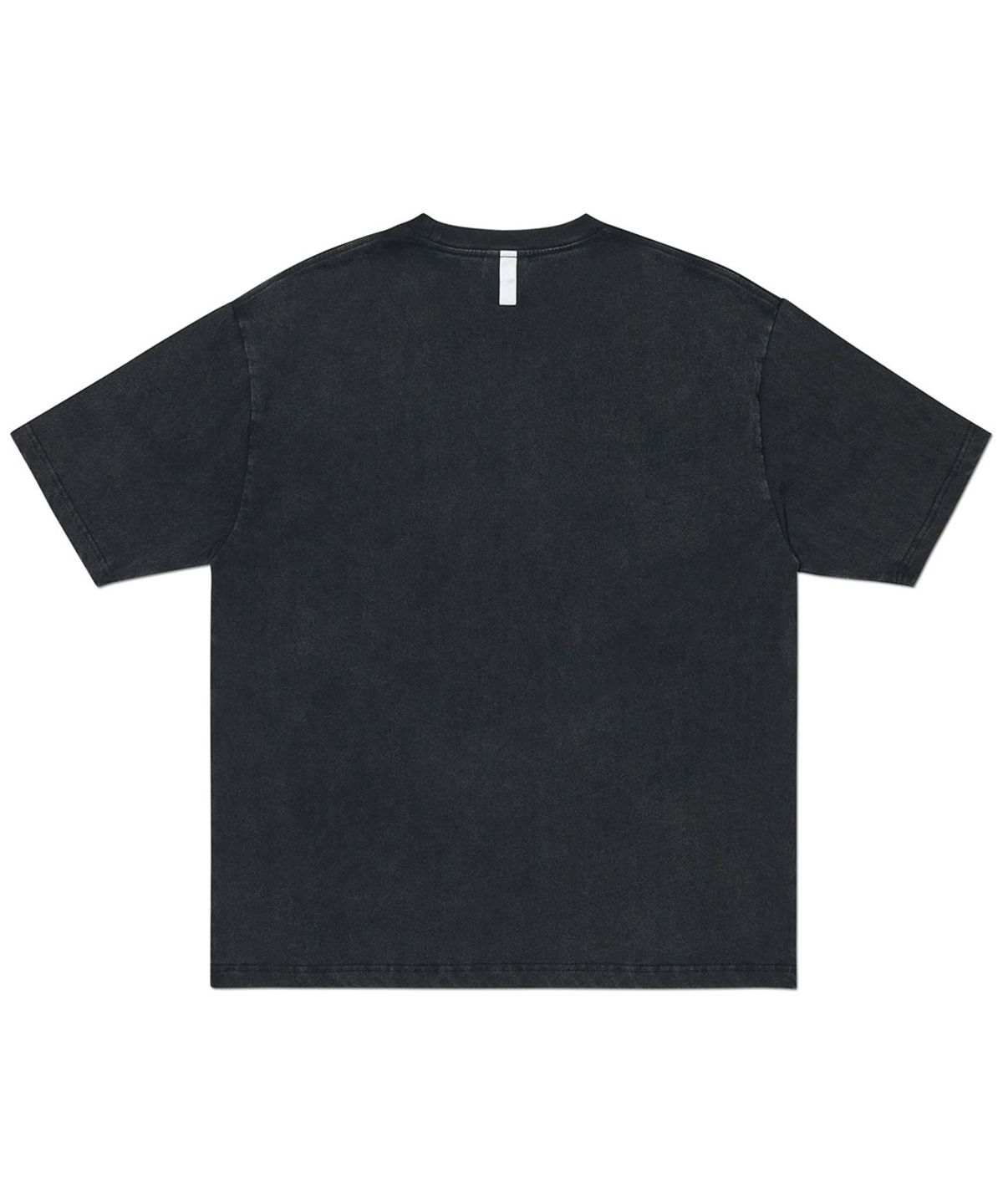 노매뉴얼(NOMANUAL) LAYERED ARCH GRAPHIC T-SHIRT - WASHED BLACK