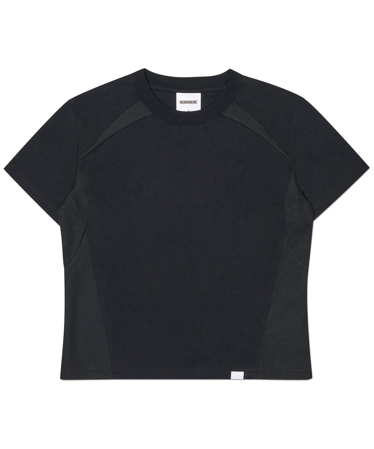 노매뉴얼(NOMANUAL) W.B T-SHIRT (WOMAN) - BLACK