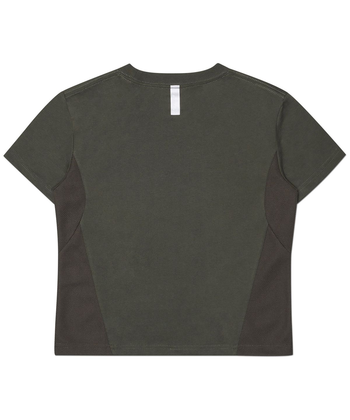 노매뉴얼(NOMANUAL) W.B T-SHIRT (WOMAN) - CHARCOAL