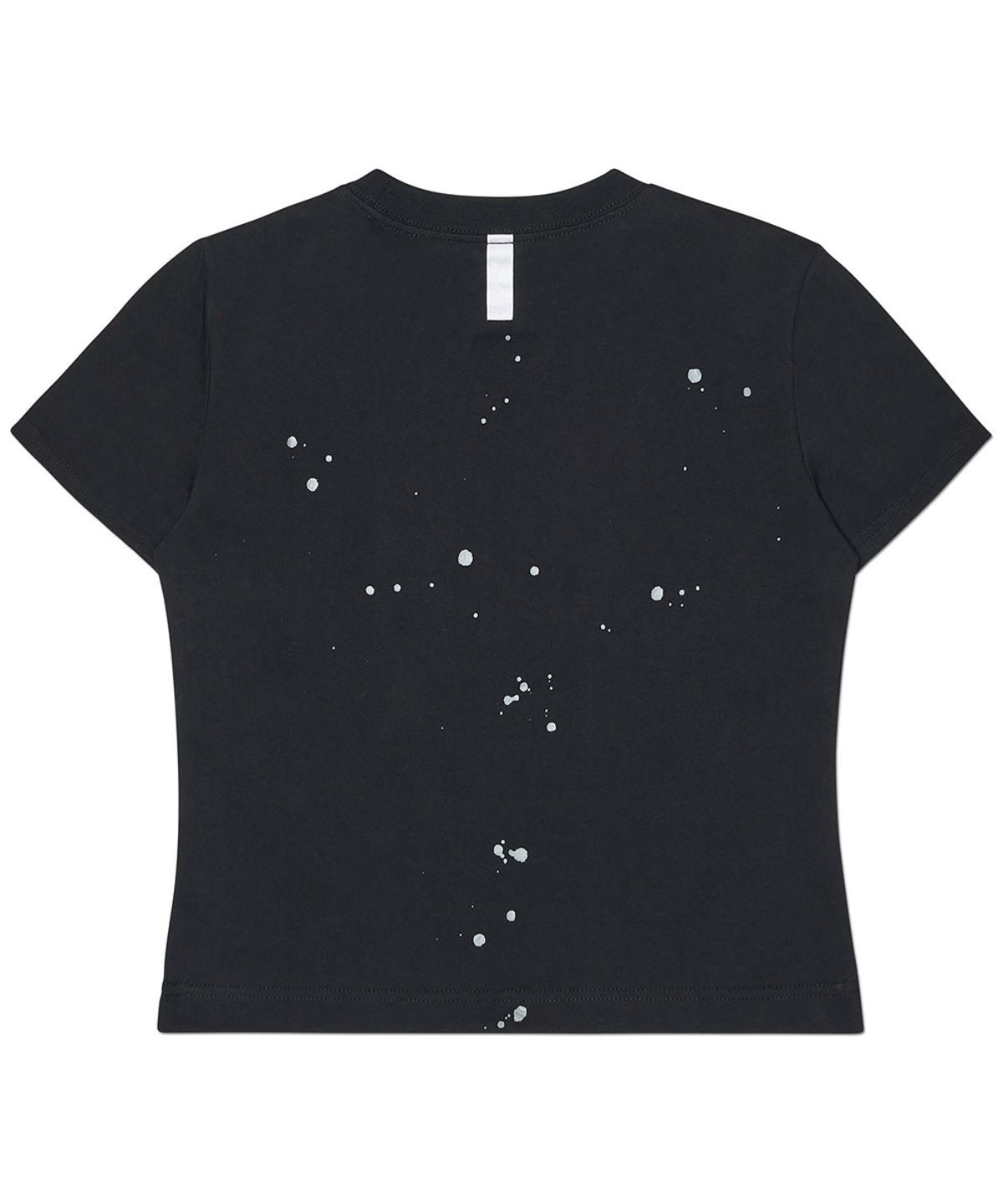 노매뉴얼(NOMANUAL) NM PAINTED T-SHIRT (WOMAN) - BLACK