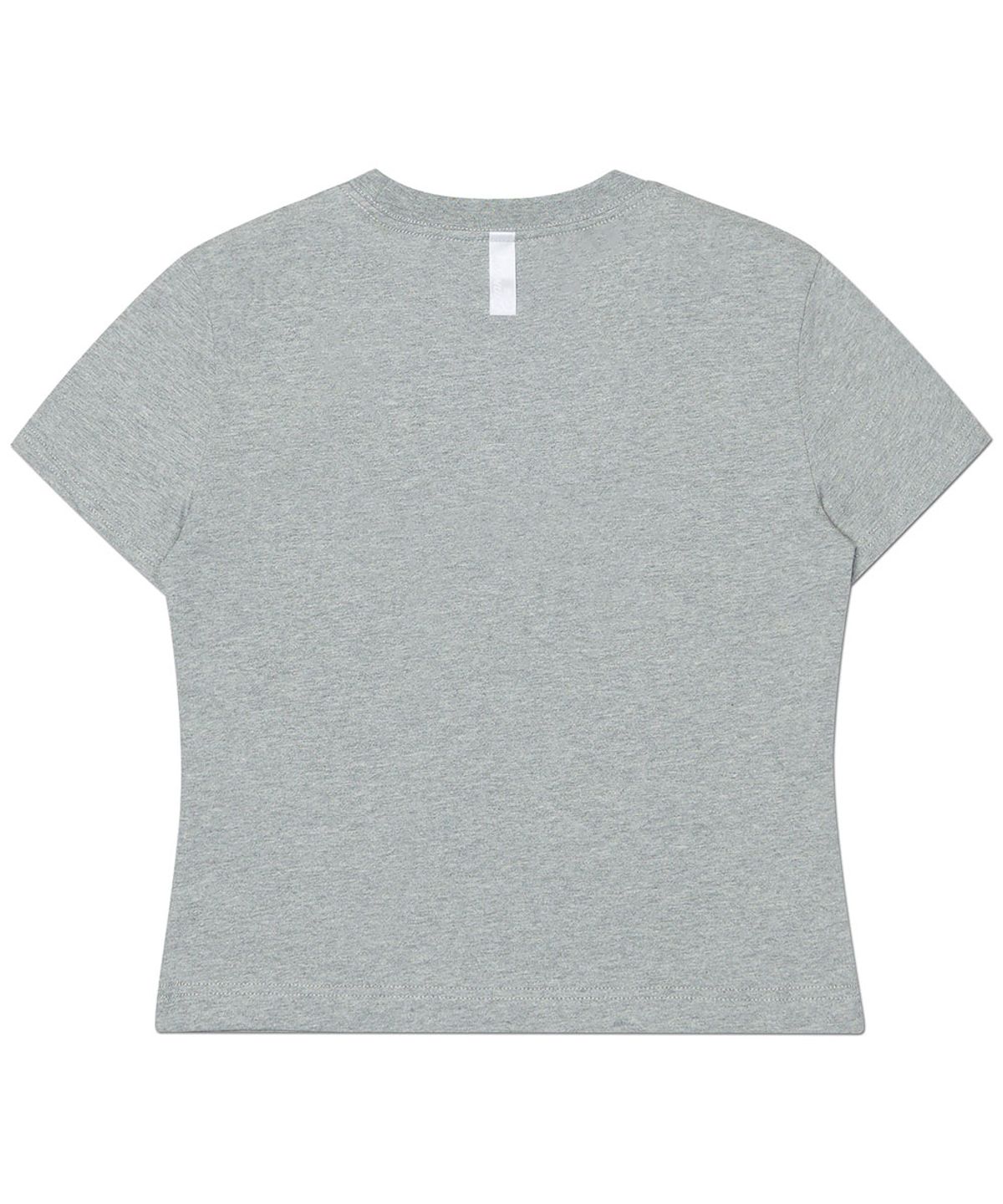 노매뉴얼(NOMANUAL) WAFFLE PATCHED T-SHIRT (WOMAN) - MELANGE