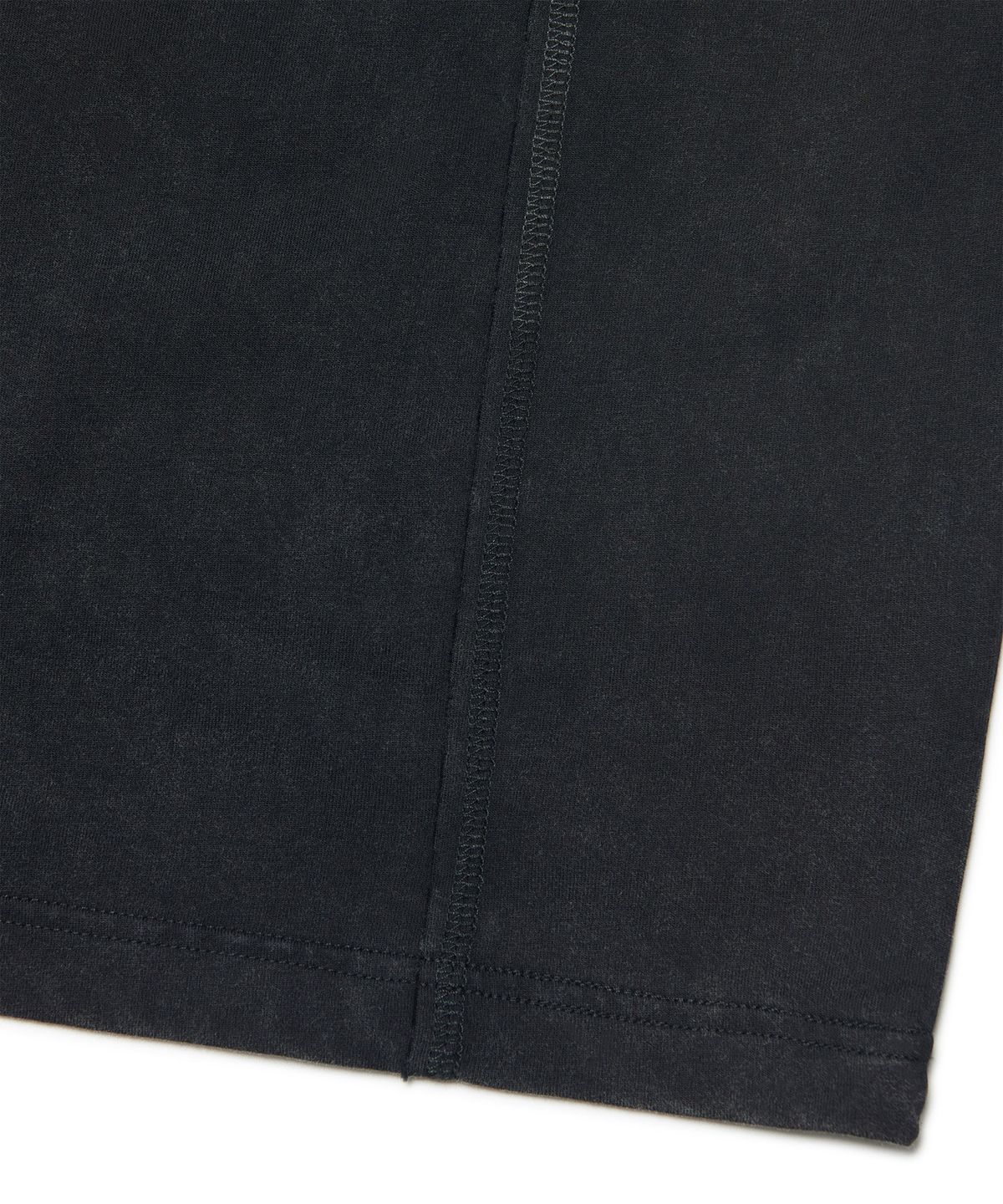 노매뉴얼(NOMANUAL) DUAL SLASH EMBLEM T-SHIRT (WOMAN) - WASHED BLACK