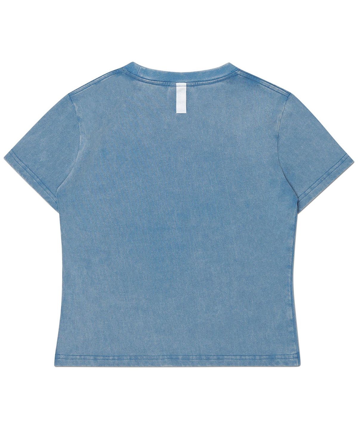 노매뉴얼(NOMANUAL) LAYERED ARCH GRAPHIC T-SHIRT (WOMAN) - WASHED NAVY