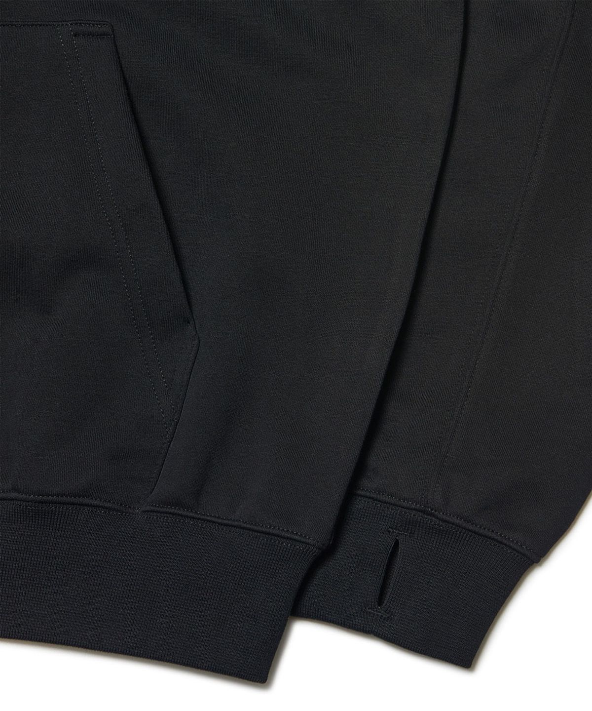 노매뉴얼(NOMANUAL) F.P HOODED ZIP-UP - BLACK