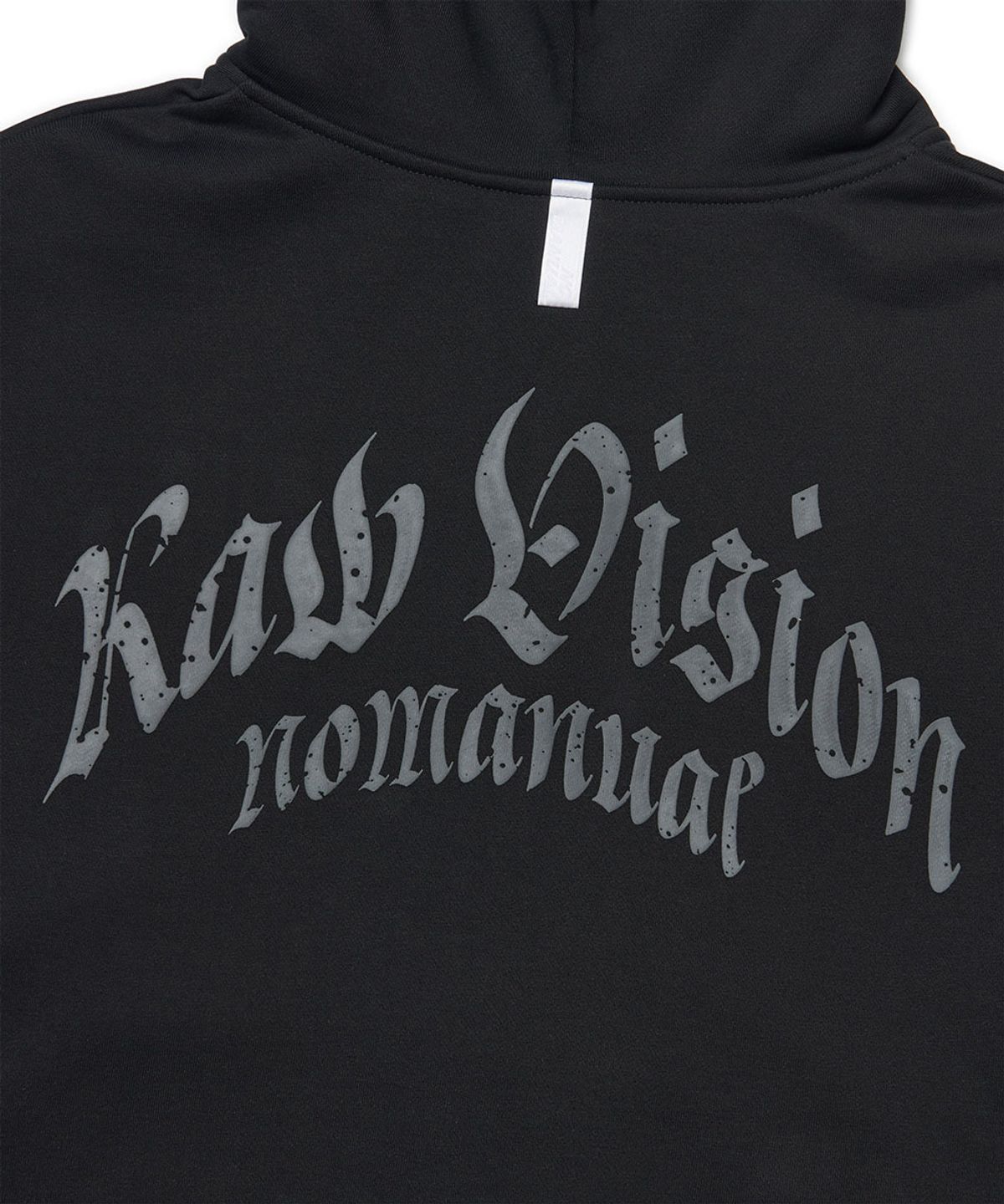 노매뉴얼(NOMANUAL) F.P HOODED ZIP-UP - BLACK