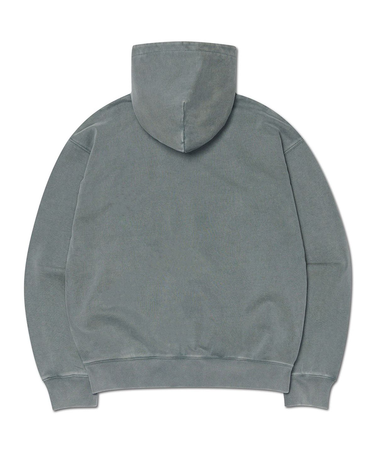 노매뉴얼(NOMANUAL) R.P LAYER HOODED ZIP-UP - WASHED GRAY