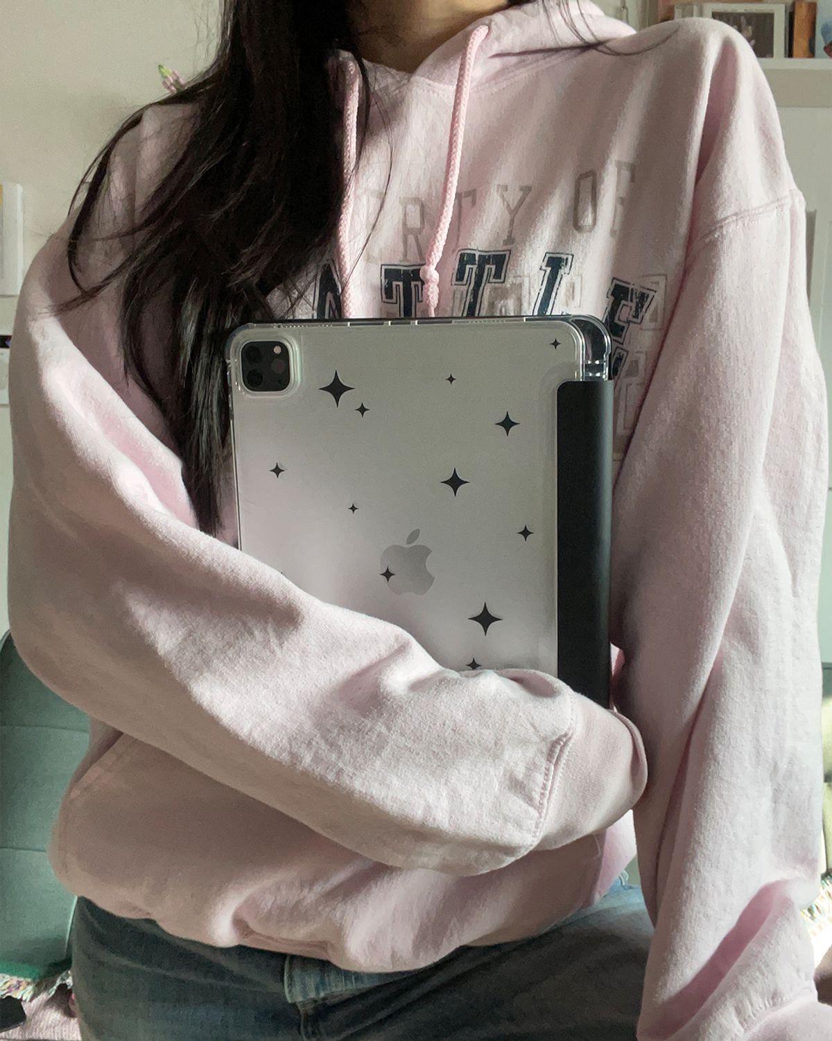 듀이(DEWY) black twinkling ipad case 블랙 트윙클 아이패드 케이스