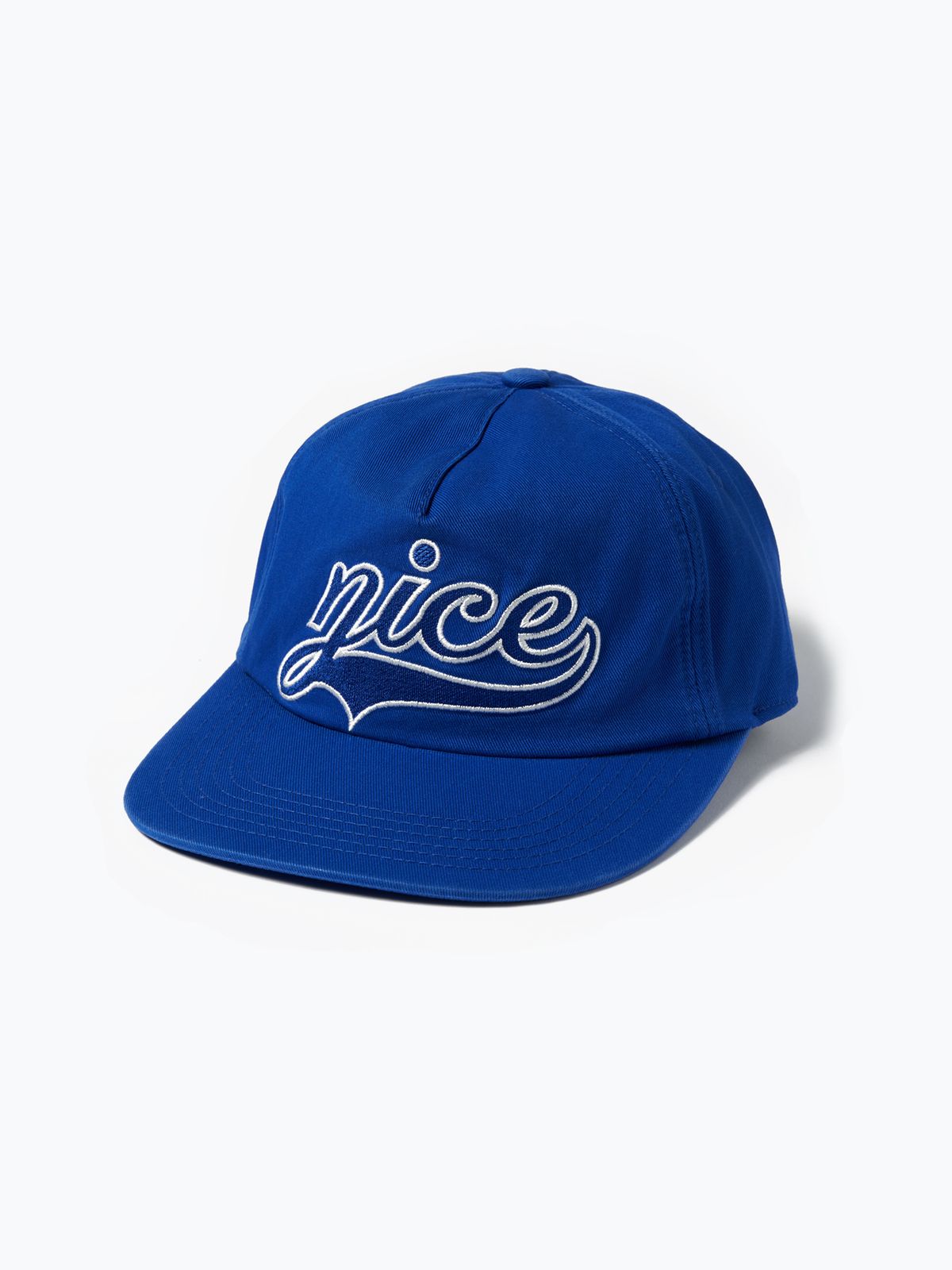 나이스웨더(NICEWEATHER) NW 베이스볼 로고 5P 캡 (블루)