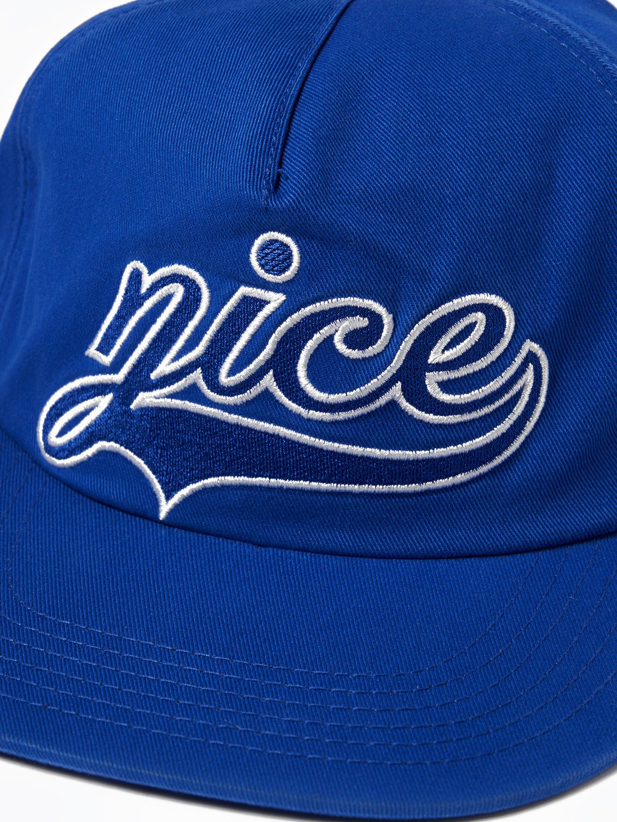 나이스웨더(NICEWEATHER) NW 베이스볼 로고 5P 캡 (블루)