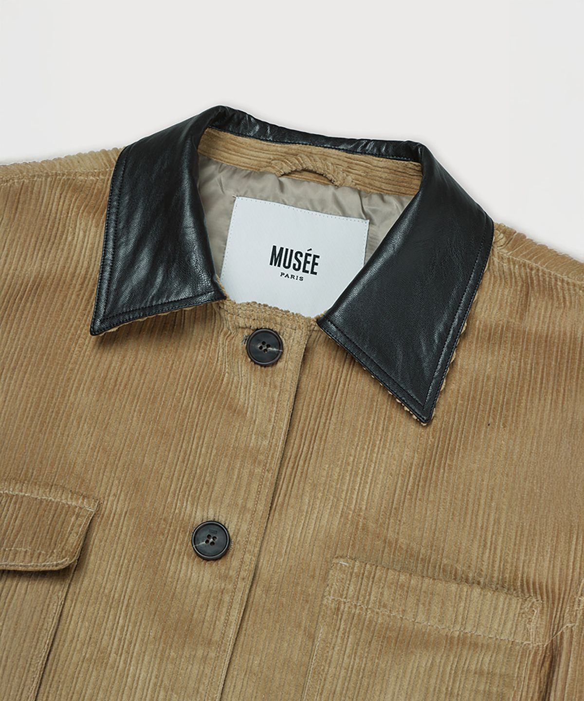 뮤제(MUSEE) LA FETE Oversized coturoy work jacket_Velvet Camel