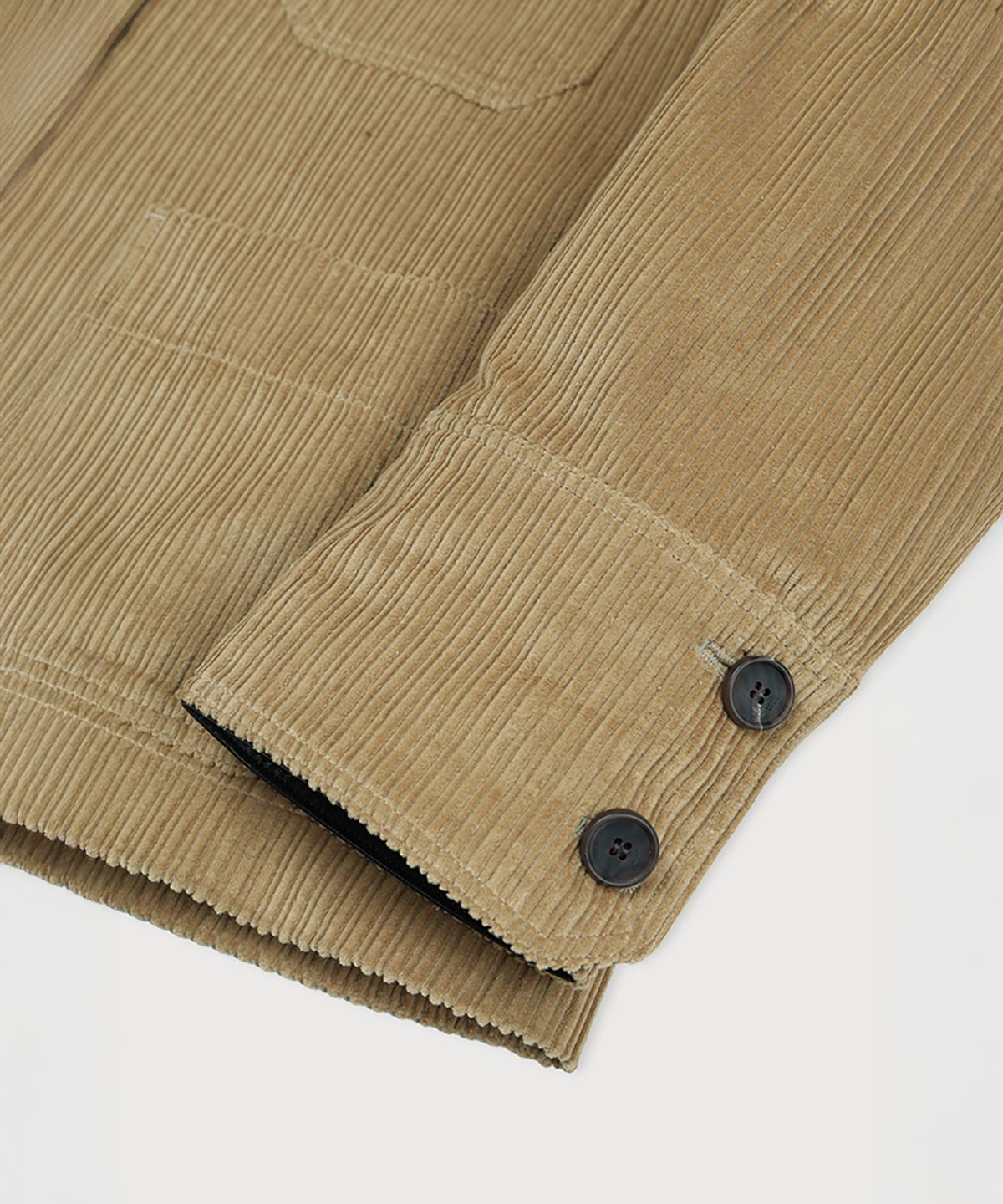 뮤제(MUSEE) LA FETE Oversized coturoy work jacket_Velvet Camel