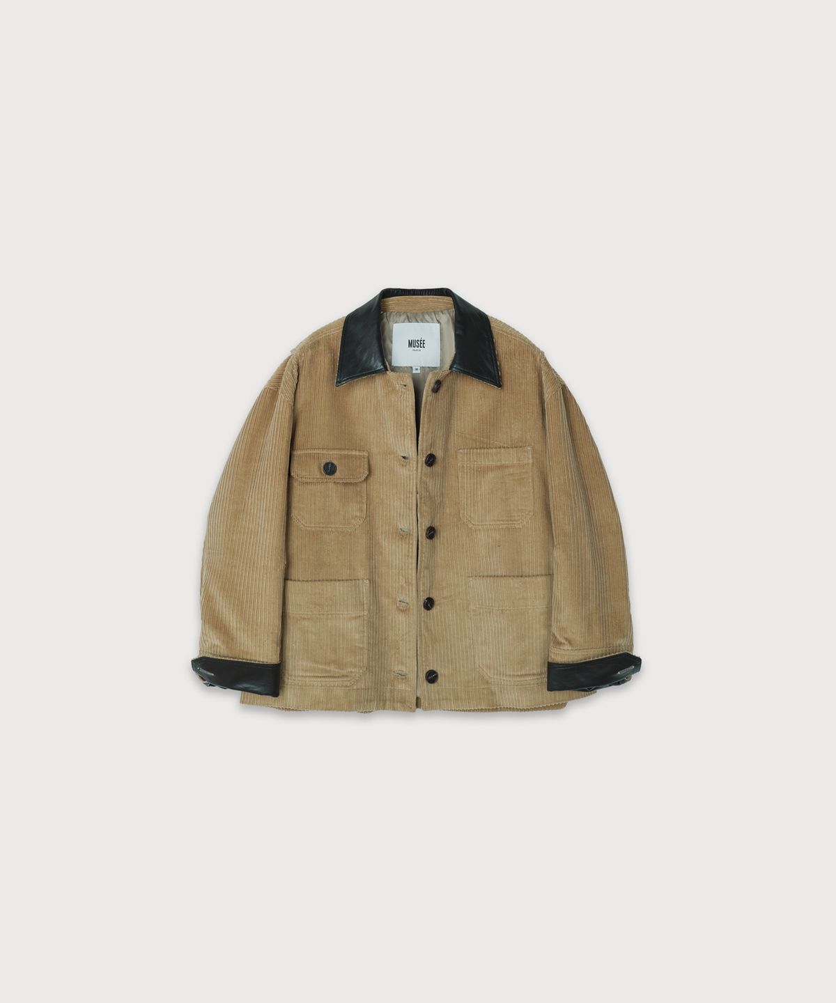 뮤제(MUSEE) LA FETE Oversized coturoy work jacket_Velvet Camel