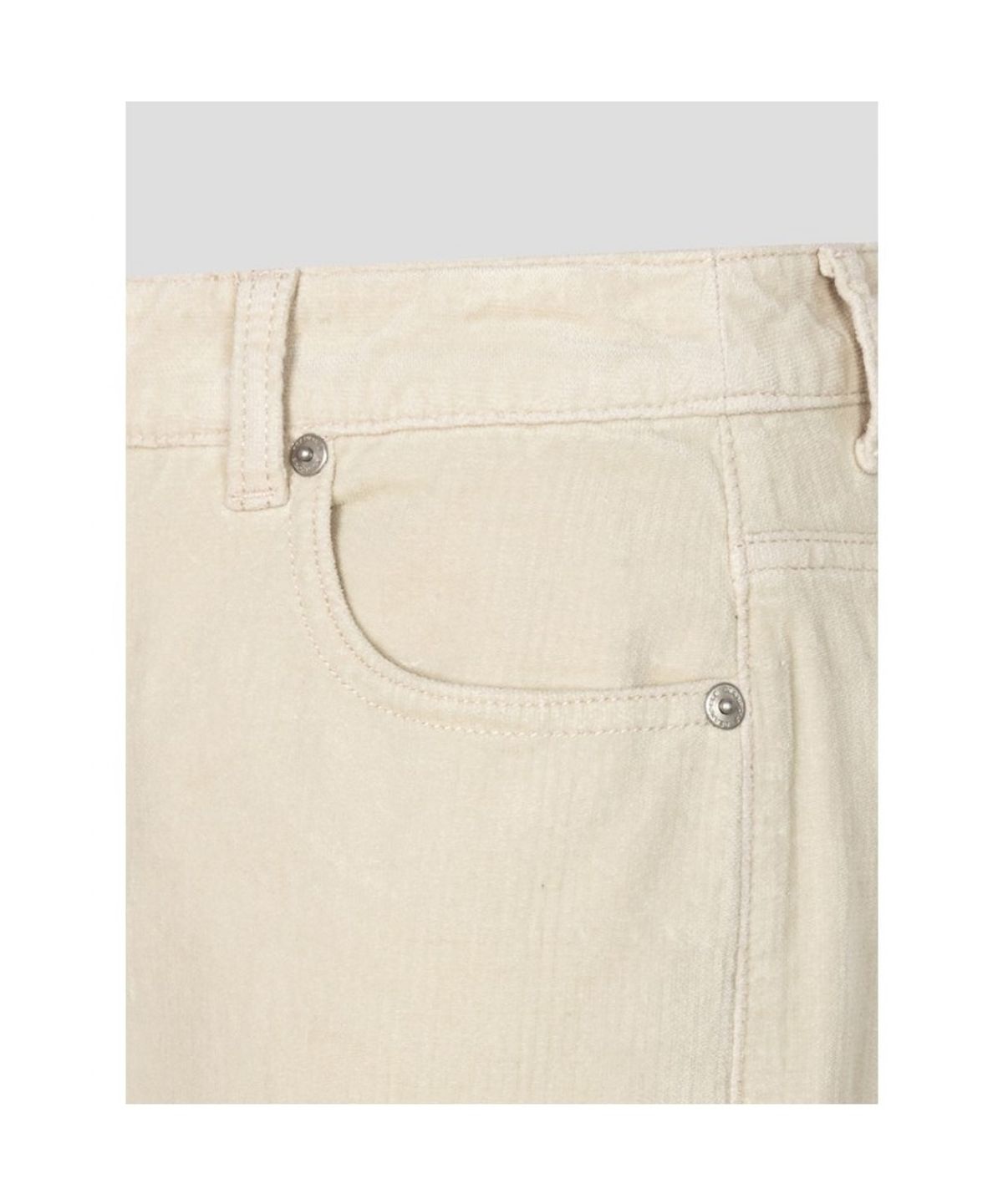 빈폴 레이디스(BEANPOLE LADIES) 세미 와이드 벨벳 데님  베이지 (BF5X21C83A)