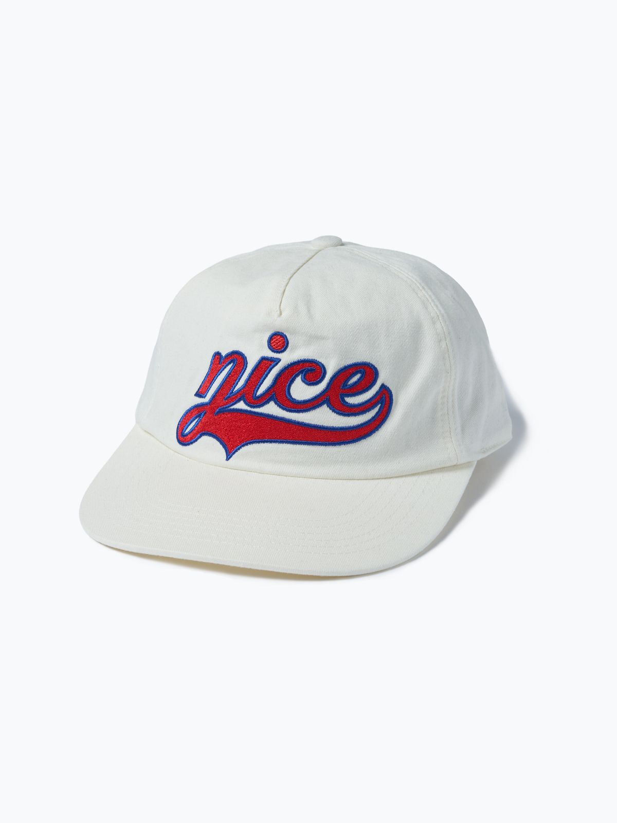 나이스웨더(NICEWEATHER) NW 베이스볼 로고 5P 캡 (아이보리)