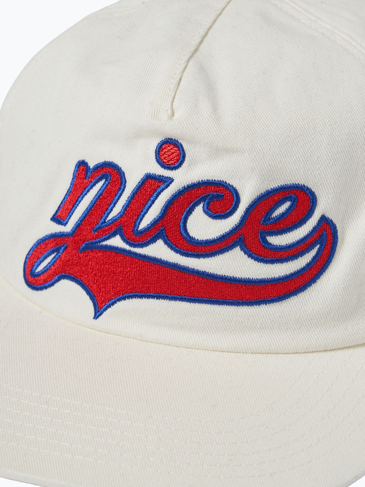 나이스웨더(NICEWEATHER) NW 베이스볼 로고 5P 캡 (아이보리)