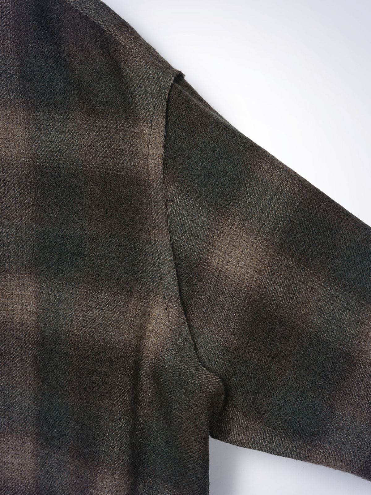 하우스공칠이씨(HAUS072C) WOOL CHECK SHIRT BROWN PT