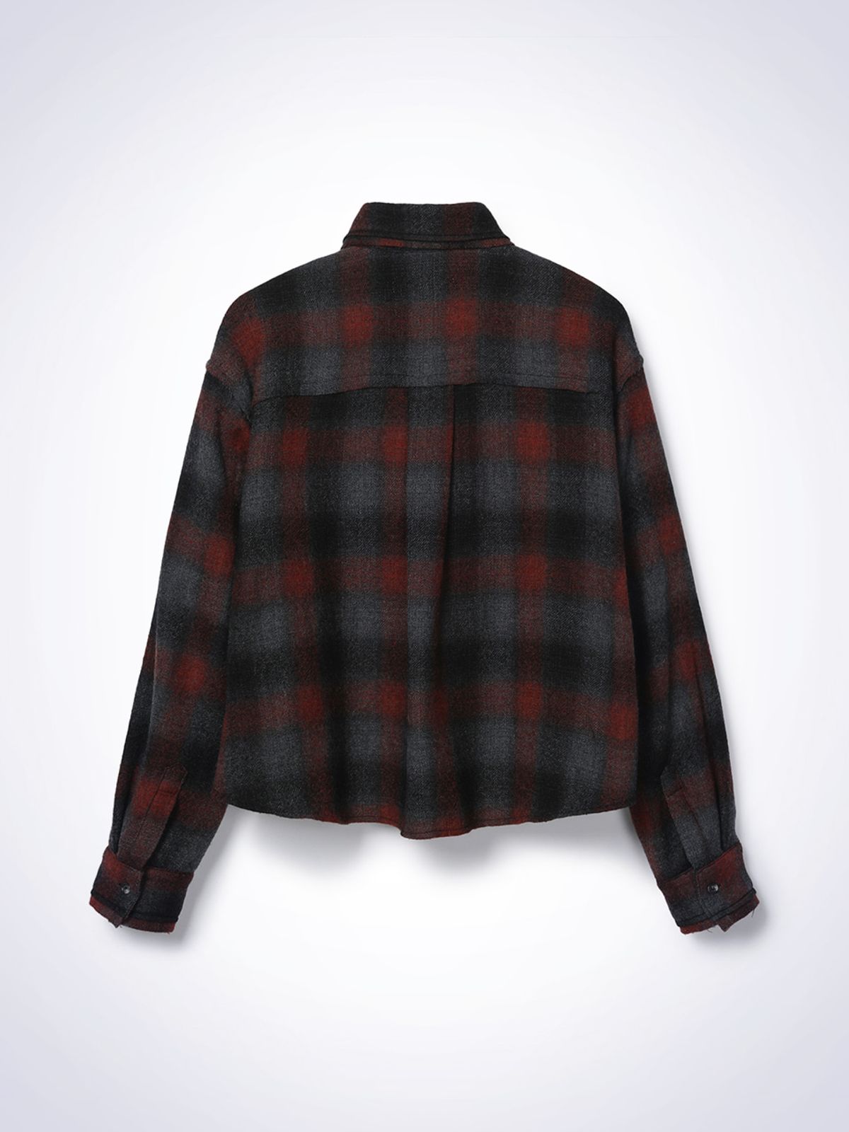 하우스공칠이씨(HAUS072C) WOOL CHECK SHIRT RED PT