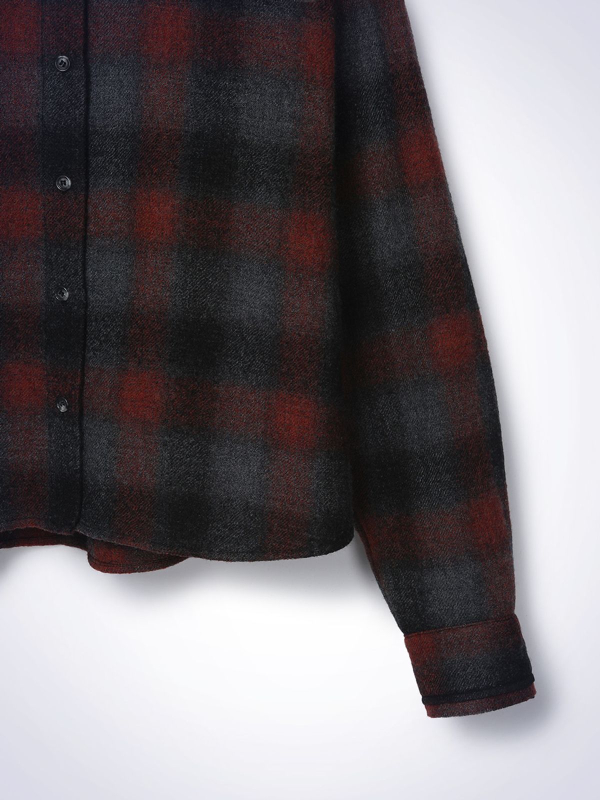 하우스공칠이씨(HAUS072C) WOOL CHECK SHIRT RED PT
