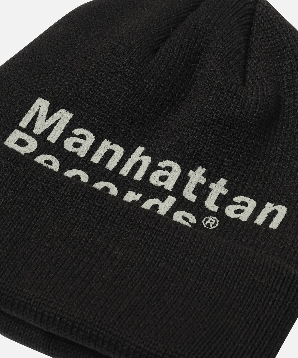 맨하탄레코즈(MANHATTAN RECORDS) MR Classic Logo Beanie - Black